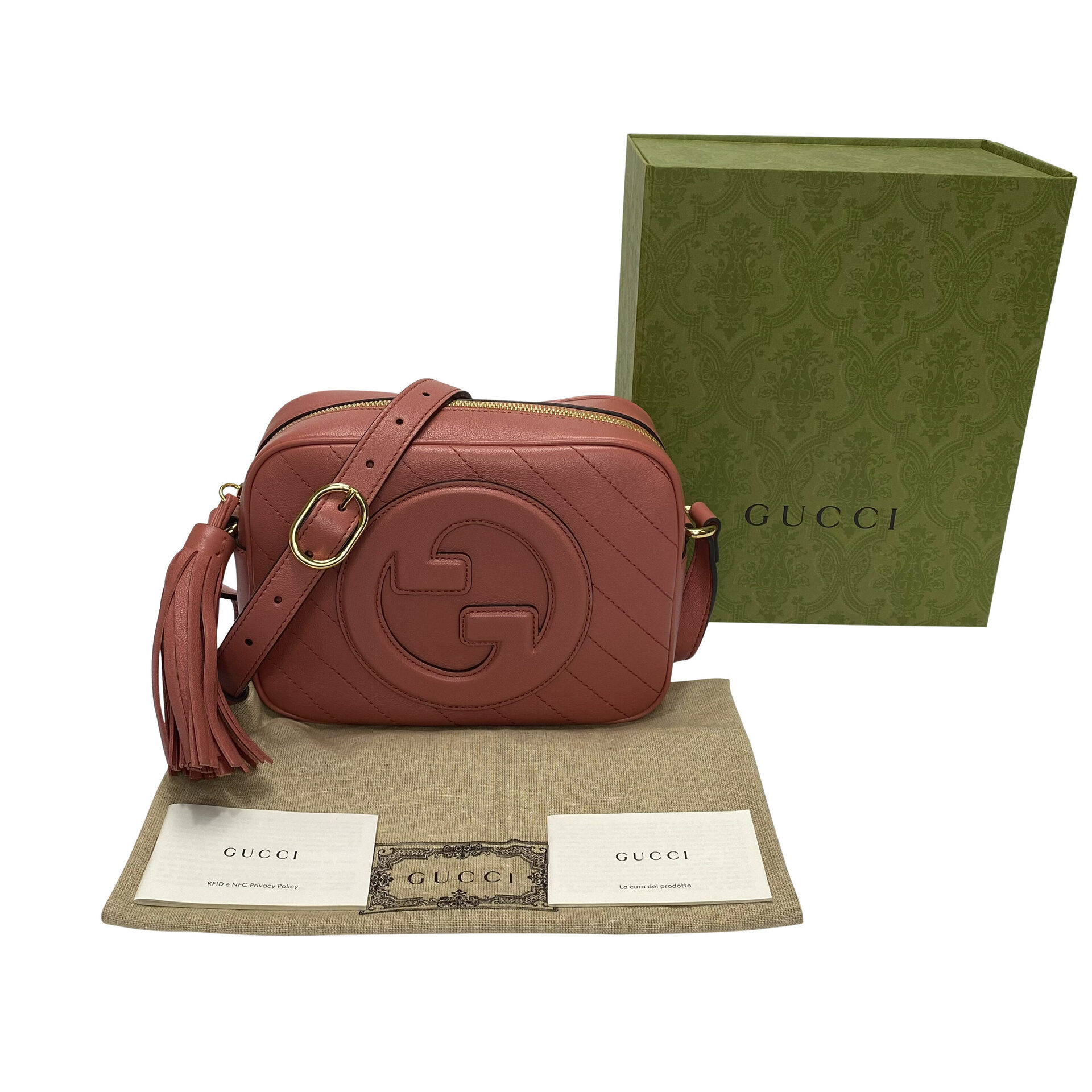 Bolsa Gucci Blondie Transversal Coral