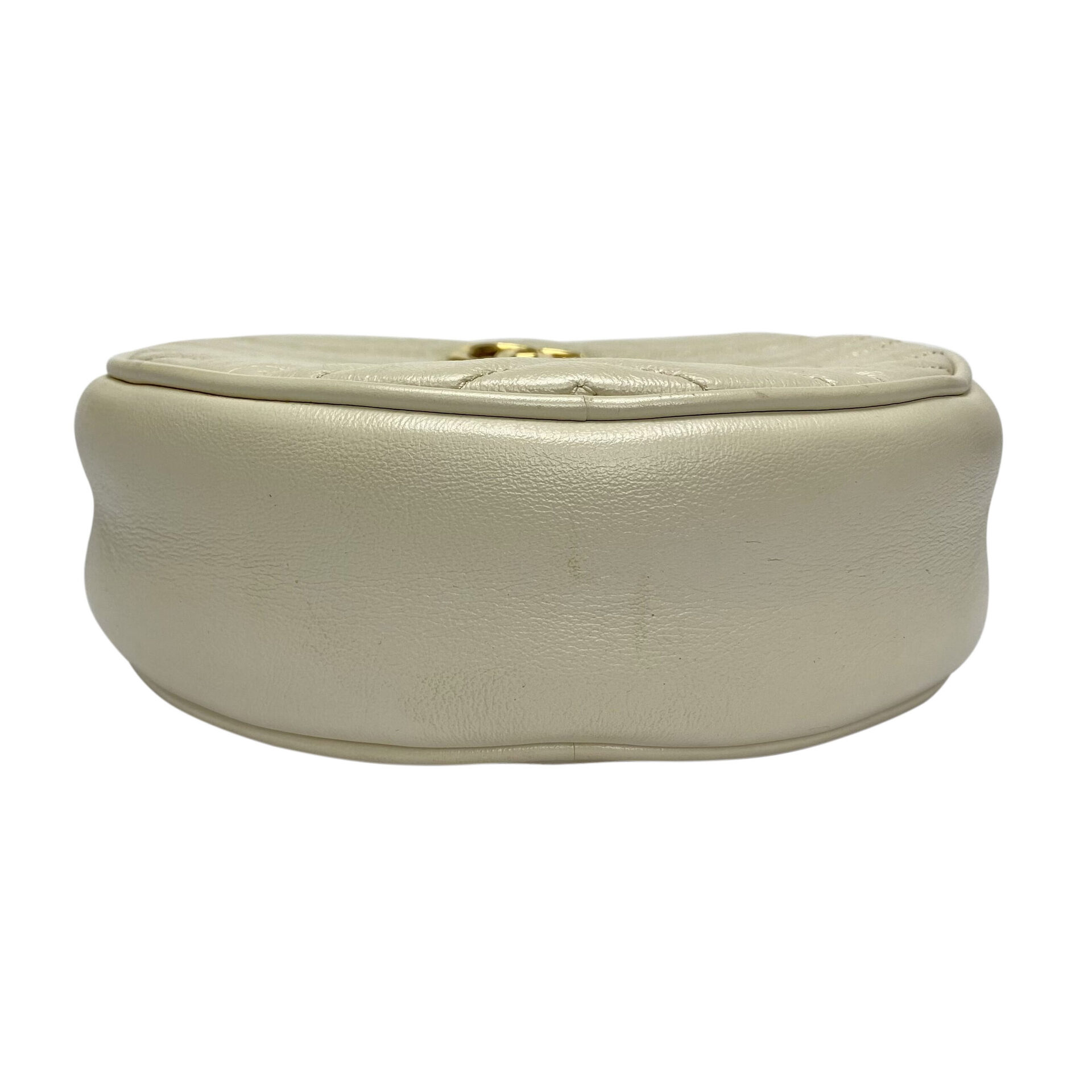 Bolsa Gucci GG Marmont Round Off White