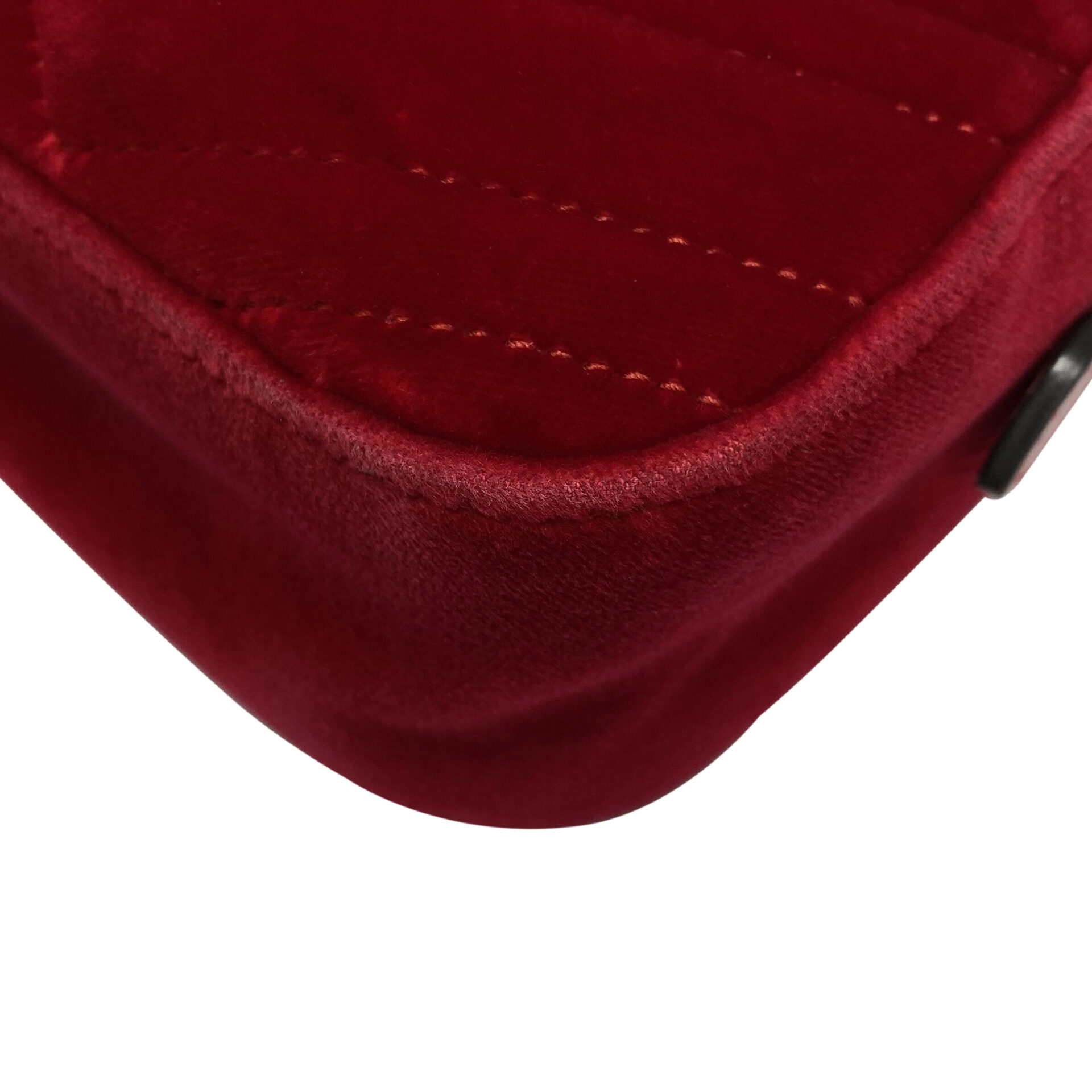 Bolsa Gucci GG Marmont Veludo Vermelho