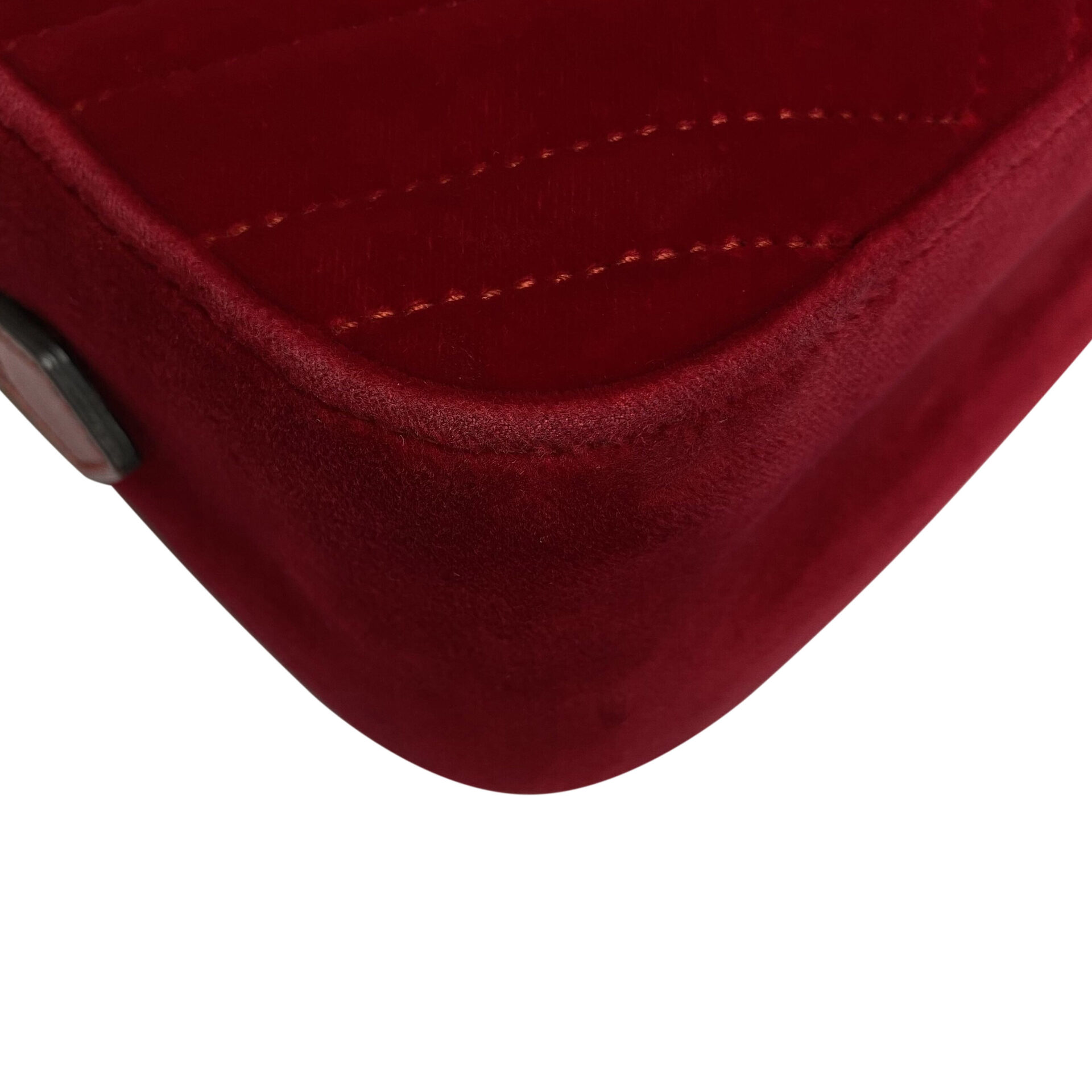 Bolsa Gucci GG Marmont Veludo Vermelho