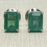 Par de Brincos Esmeralda