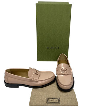 Mocassim Gucci Interlocking G Rosa