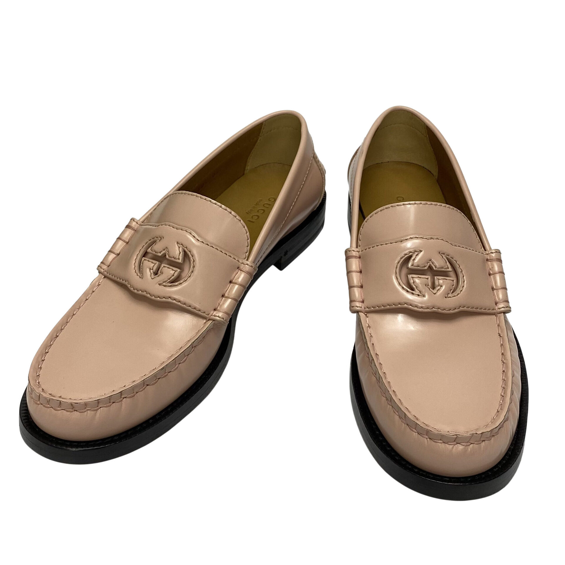 Mocassim Gucci Interlocking G Rosa