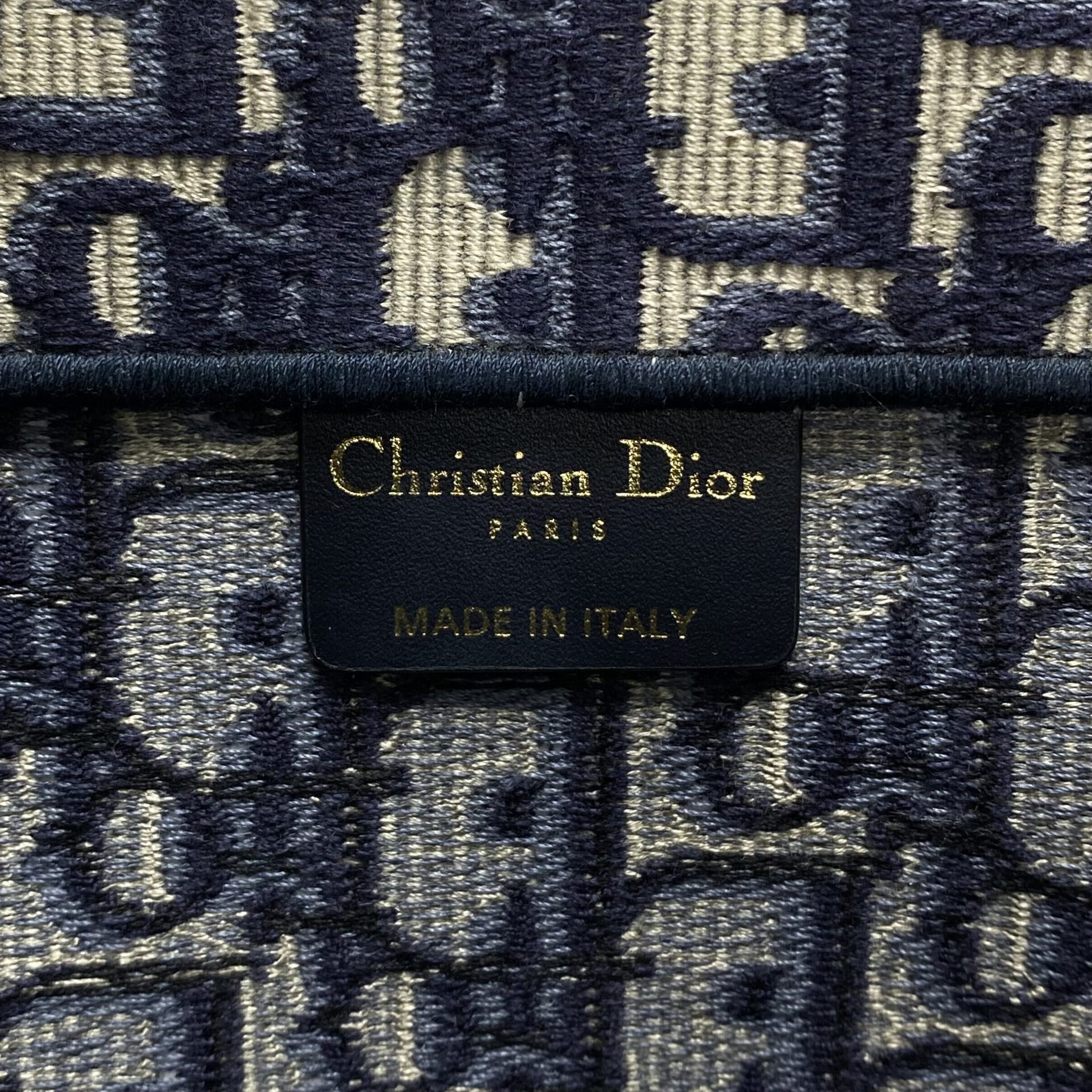 Bolsa Christian Dior Oblique Book Tote Monograma
