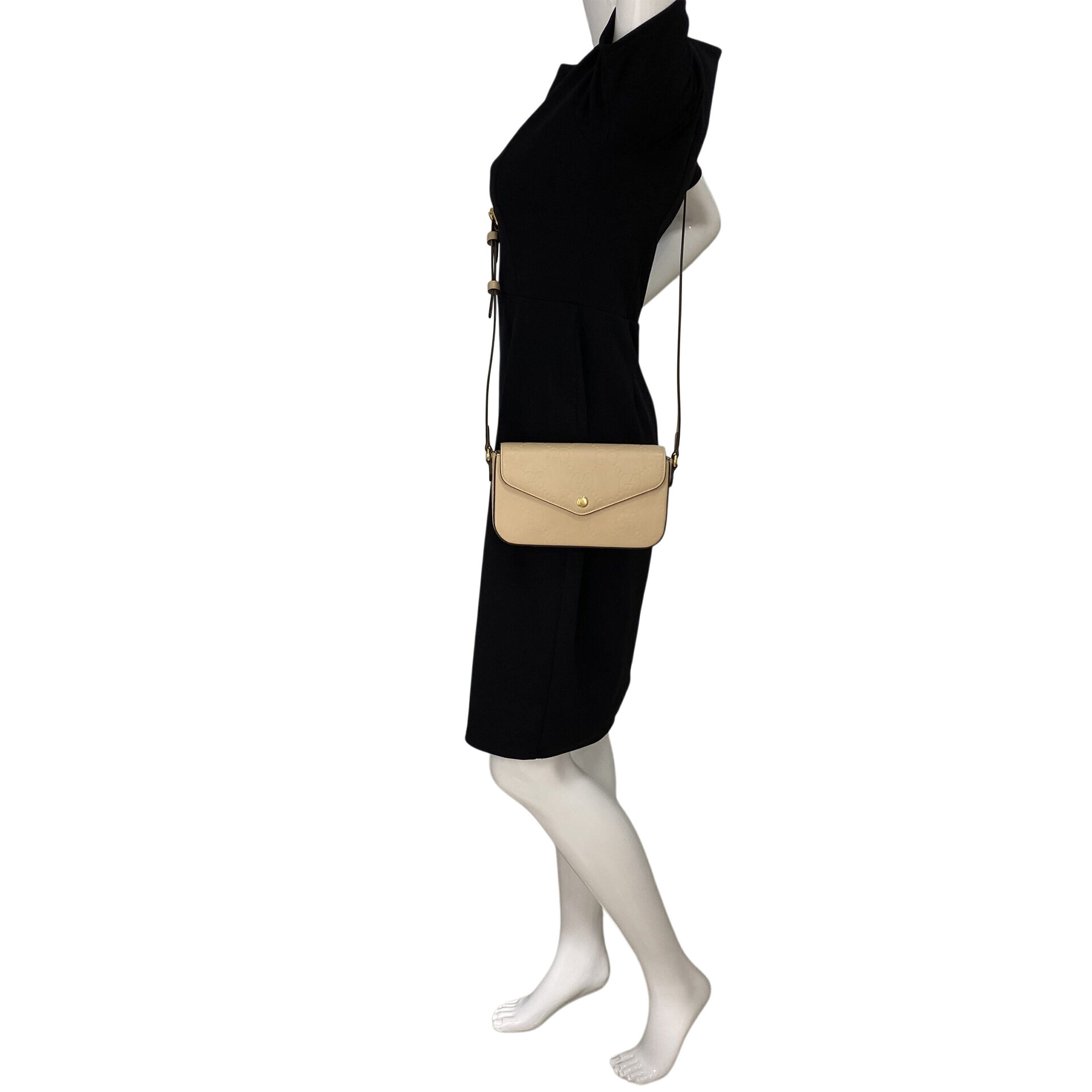 Bolsa Gucci Mini Shoulder Bag Bege