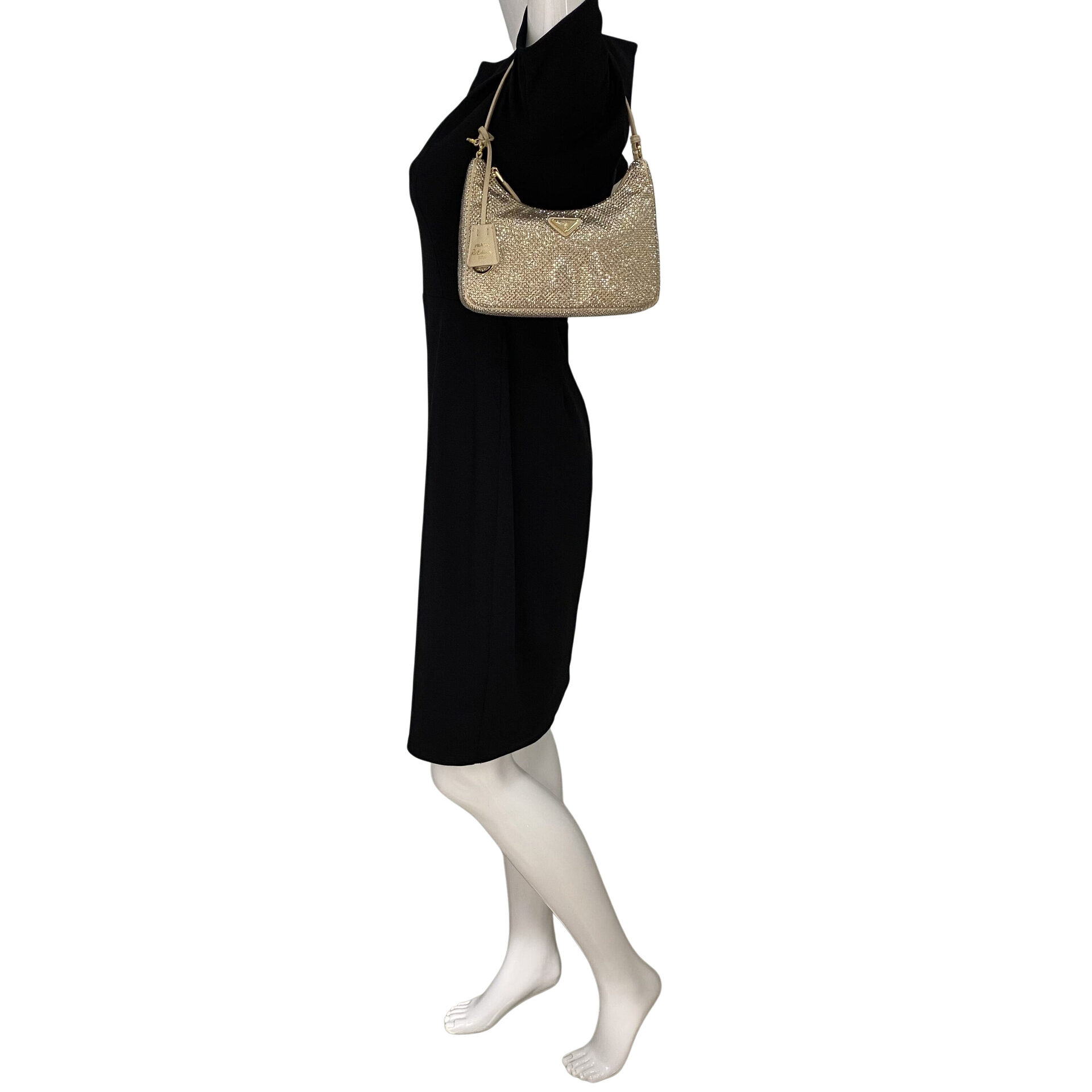 Bolsa Prada Re-Edition Crystal