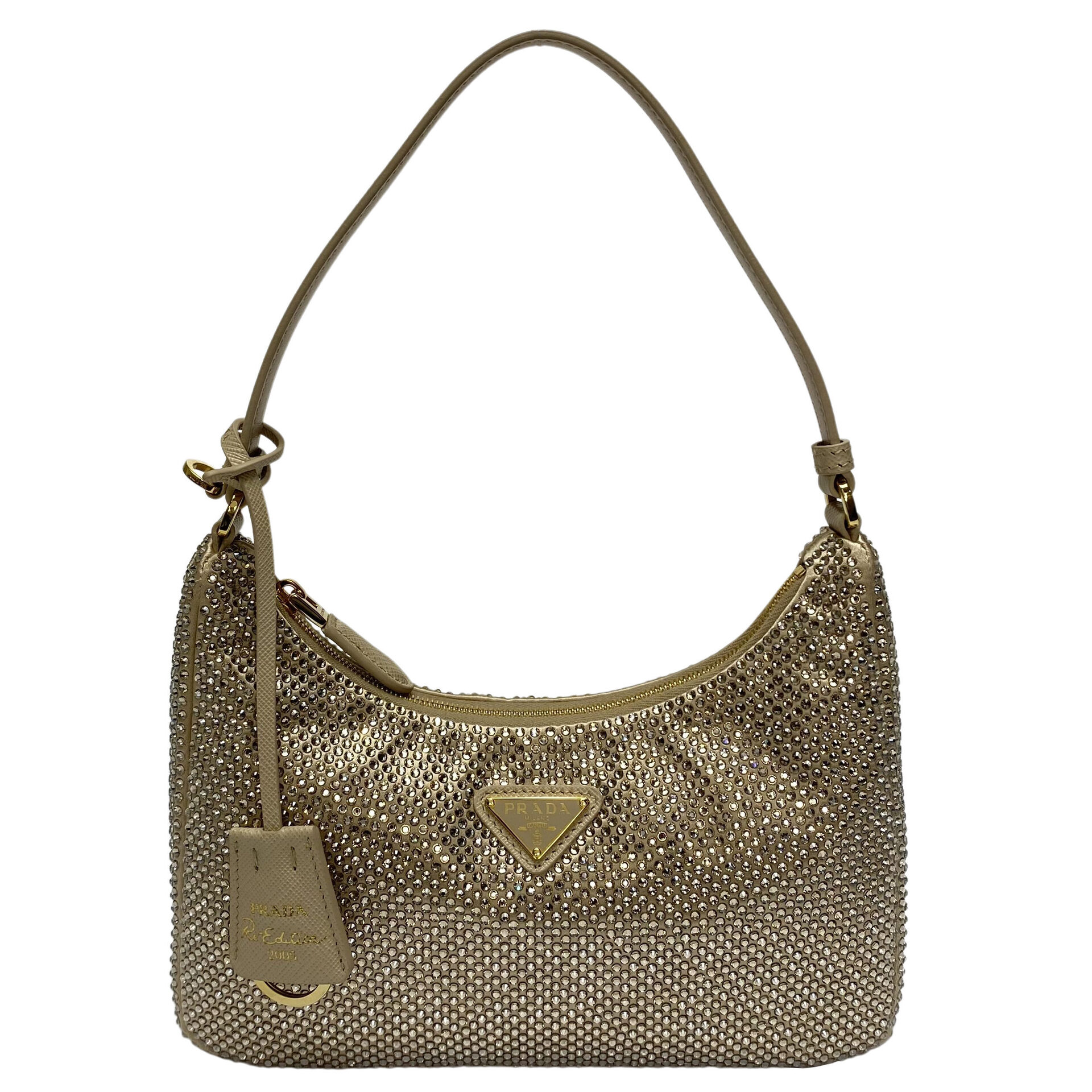Bolsa Prada Re-Edition Crystal