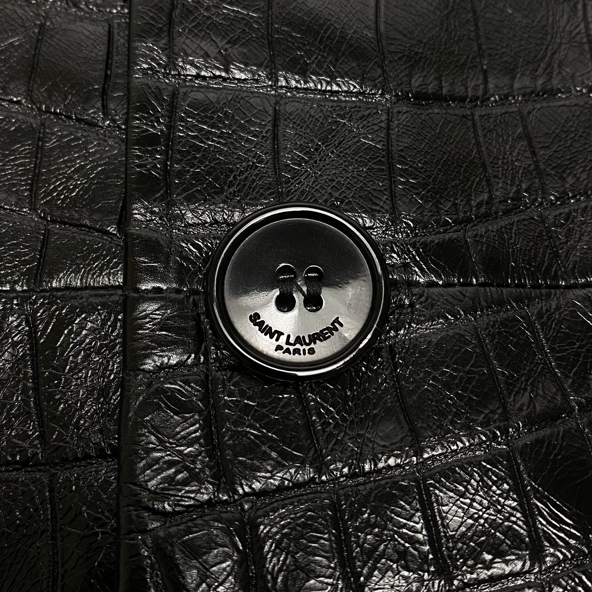 Casaco Saint Laurent Preto