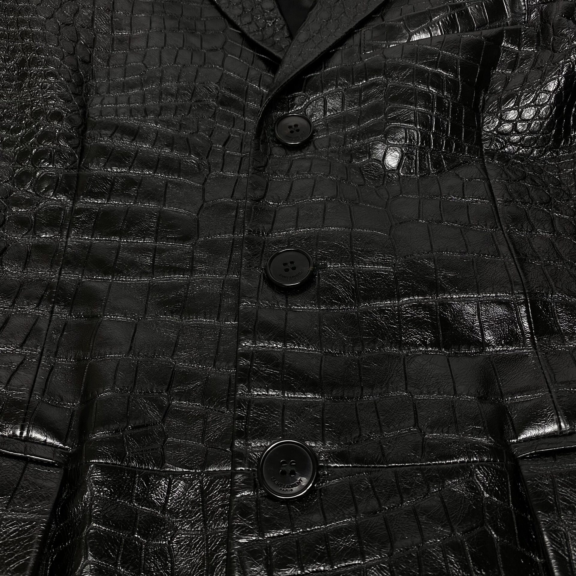 Casaco Saint Laurent Preto