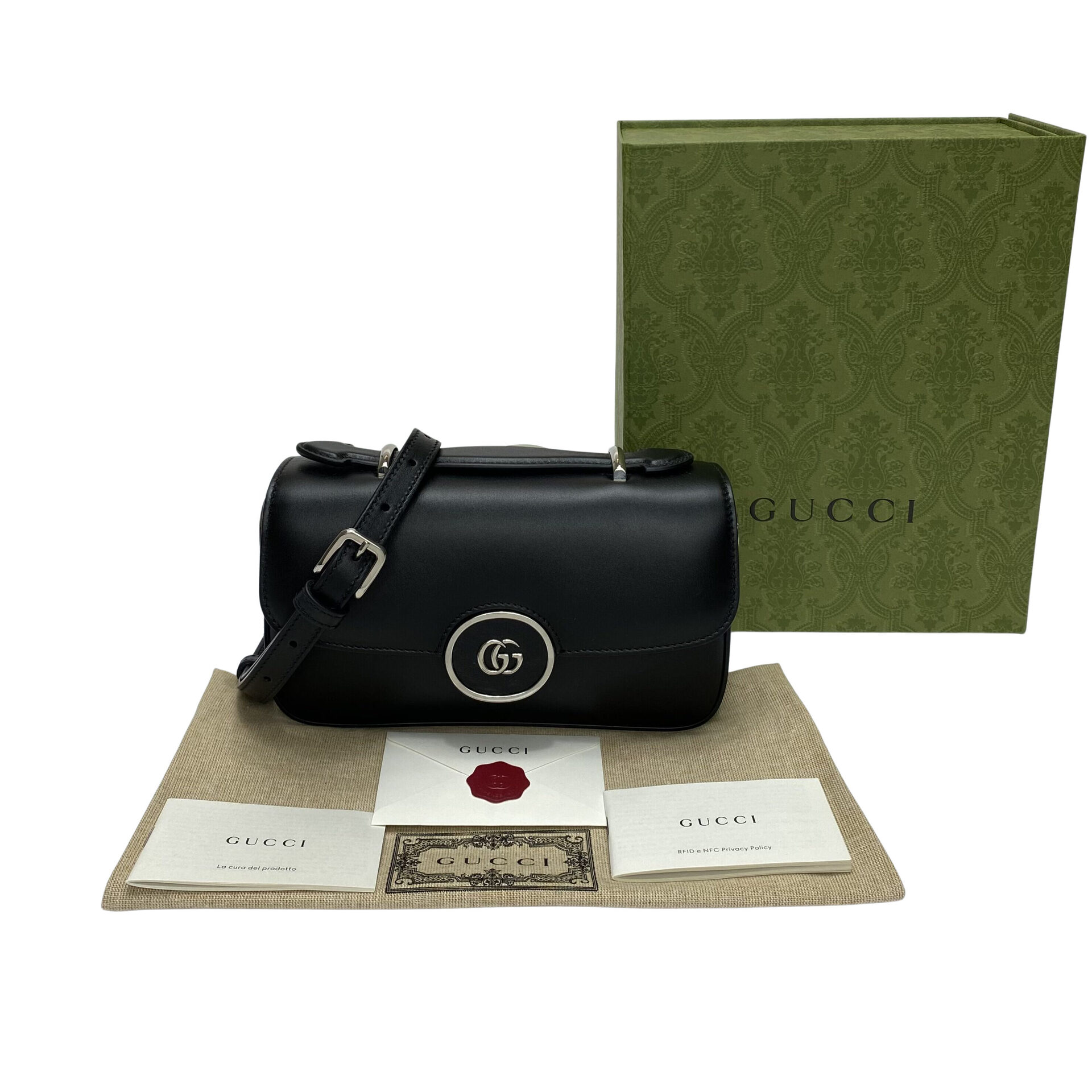 Bolsa Gucci Petite GG Preta