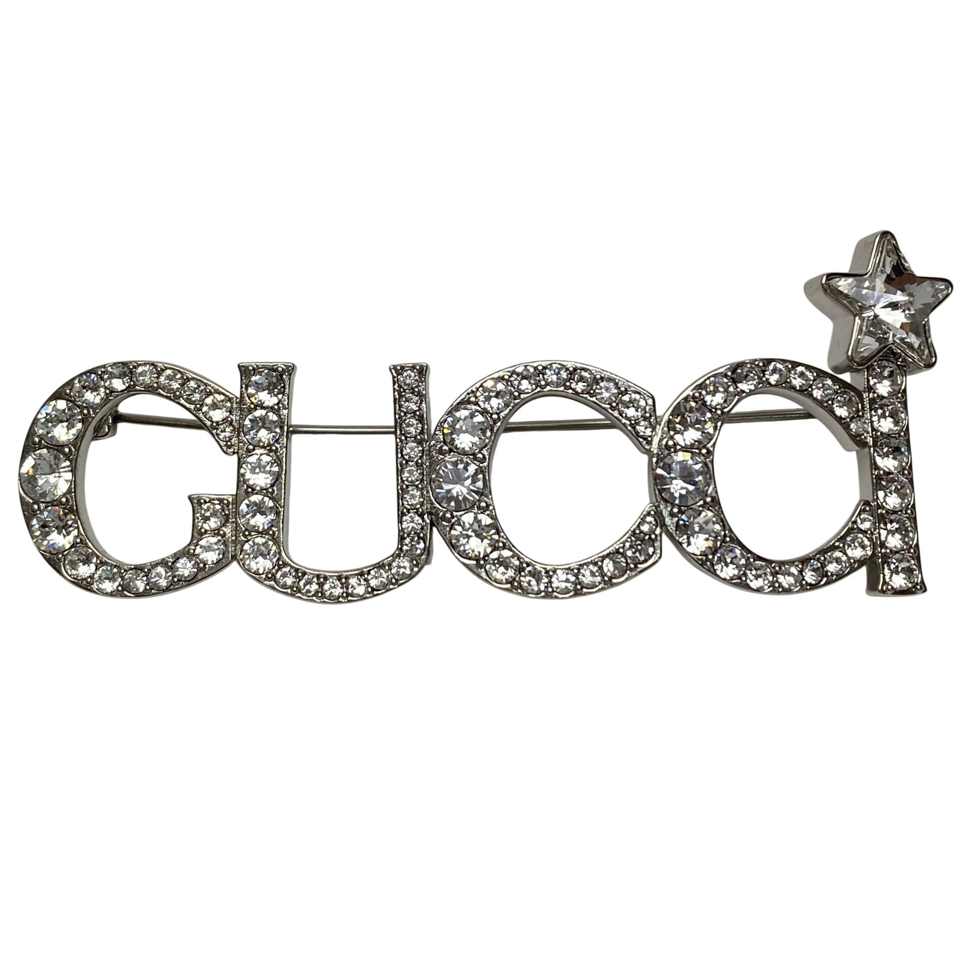 Broche Gucci Cristais