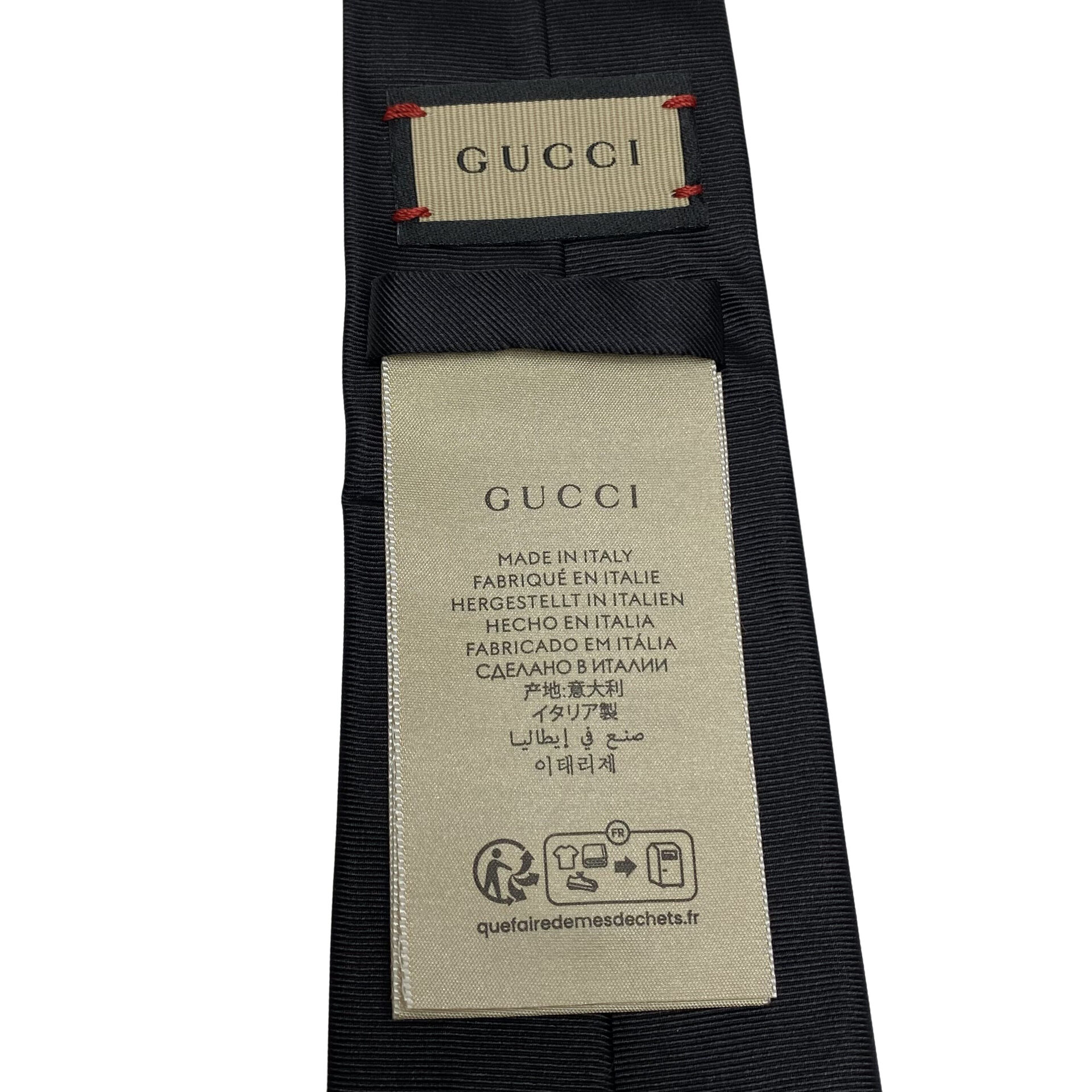Gravata Gucci Preta