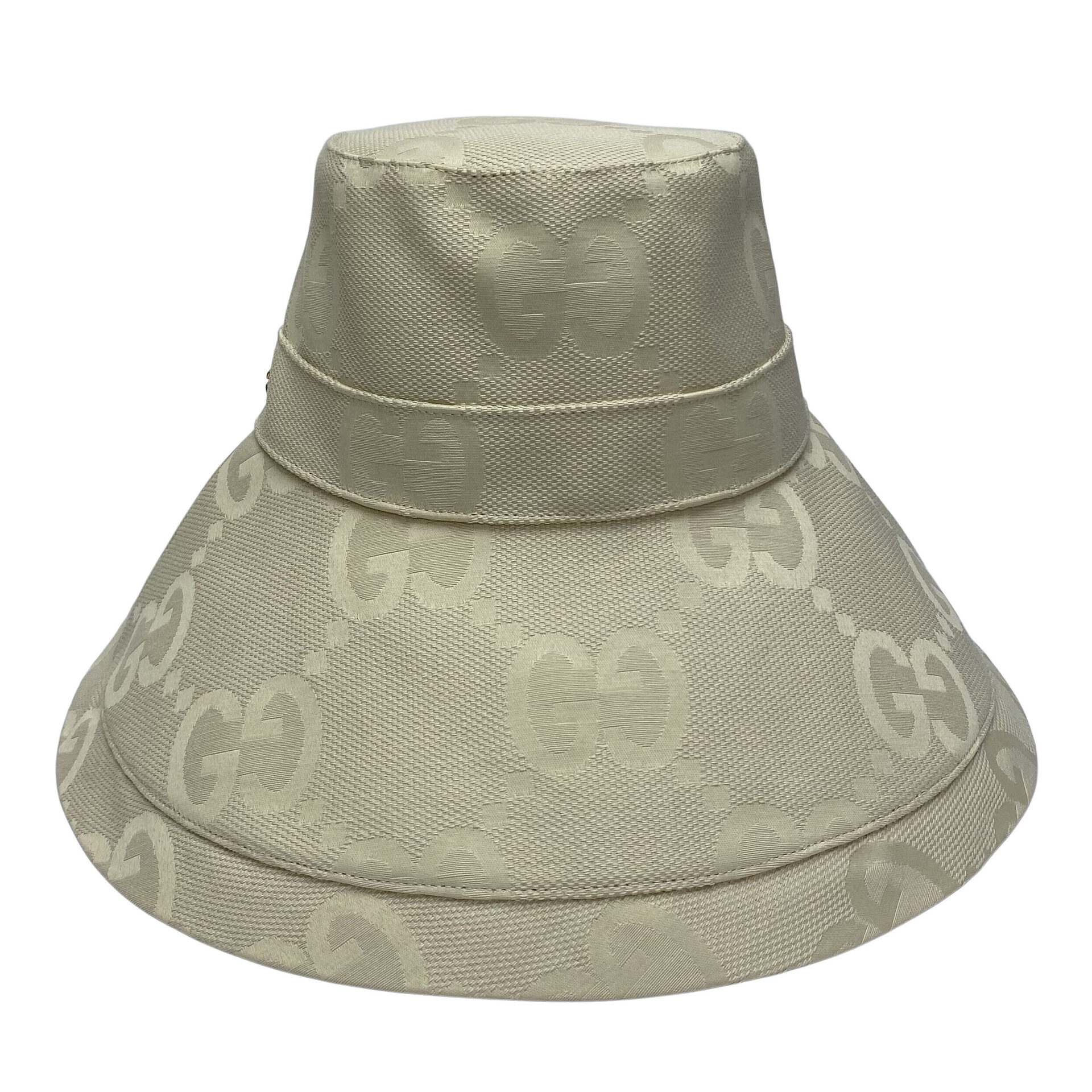 Chapéu Gucci Bucket GG Off White
