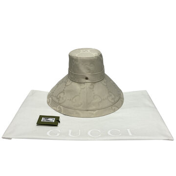 Chapéu Gucci Bucket GG Off White