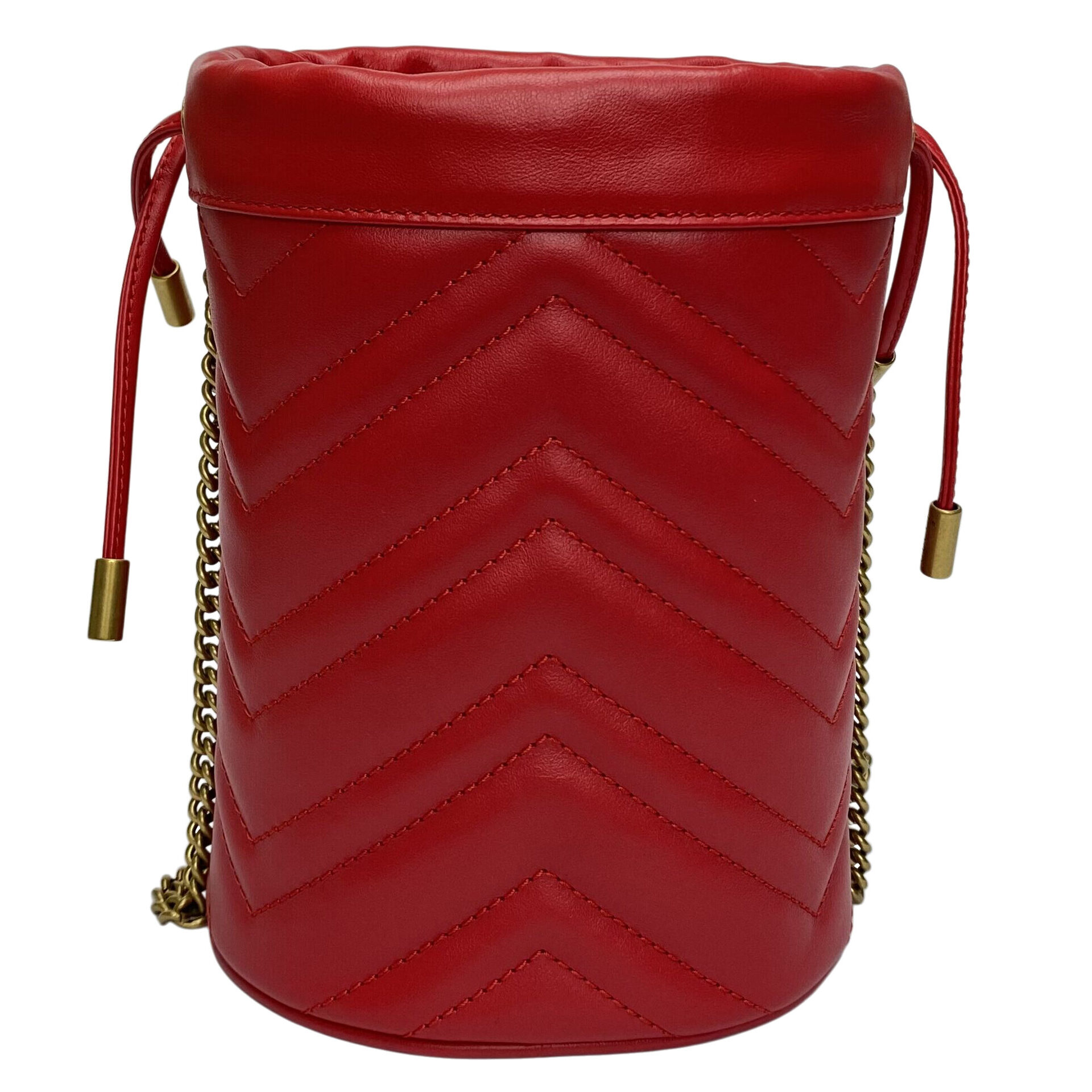 Bolsa Gucci Bucket GG Vermelha