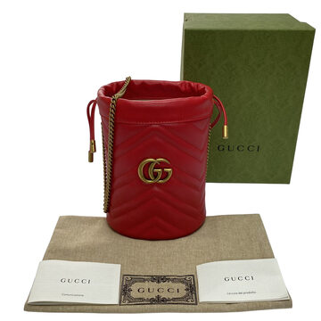 Bolsa Gucci Bucket GG Vermelha