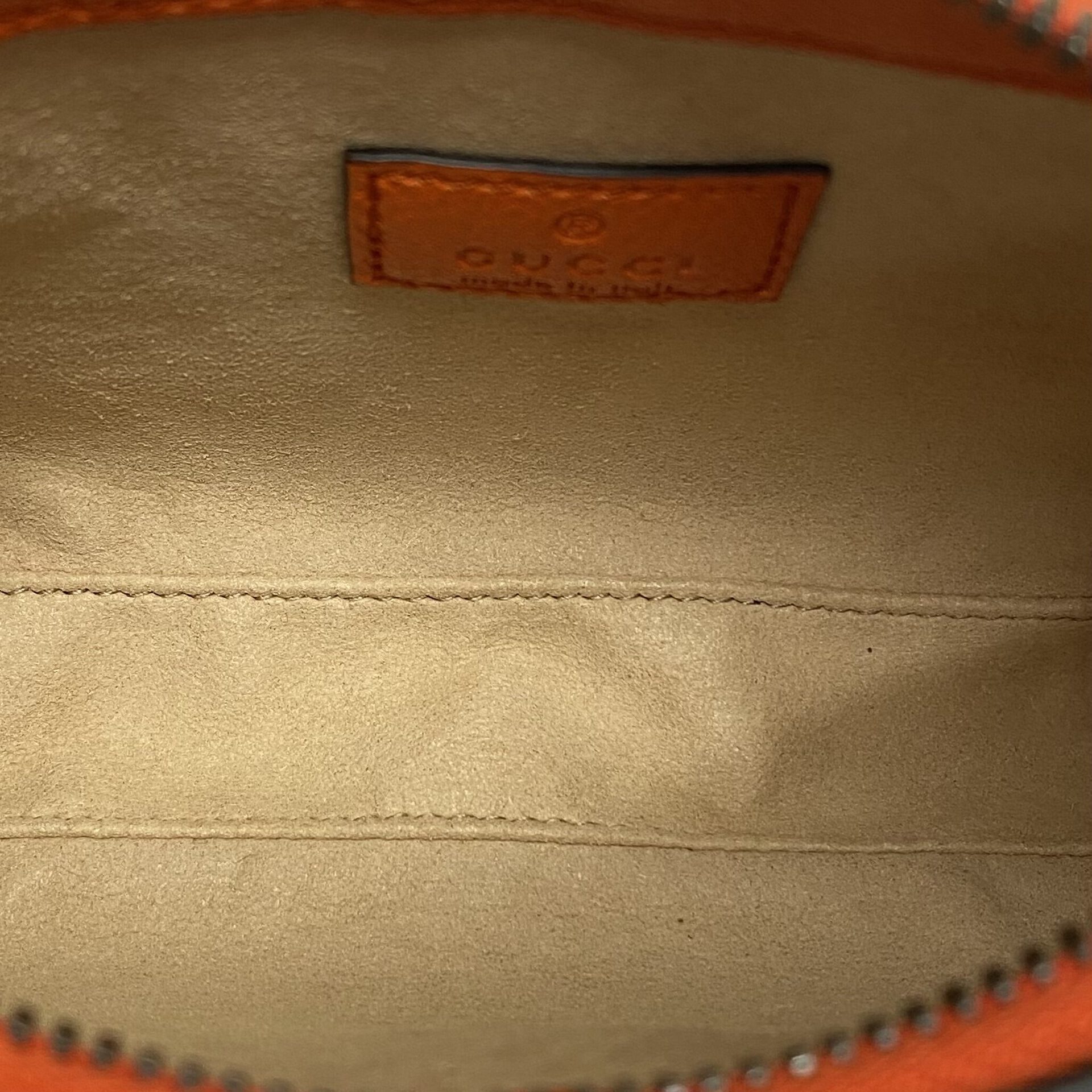 Bolsa Gucci Aphrodite Mini Laranja