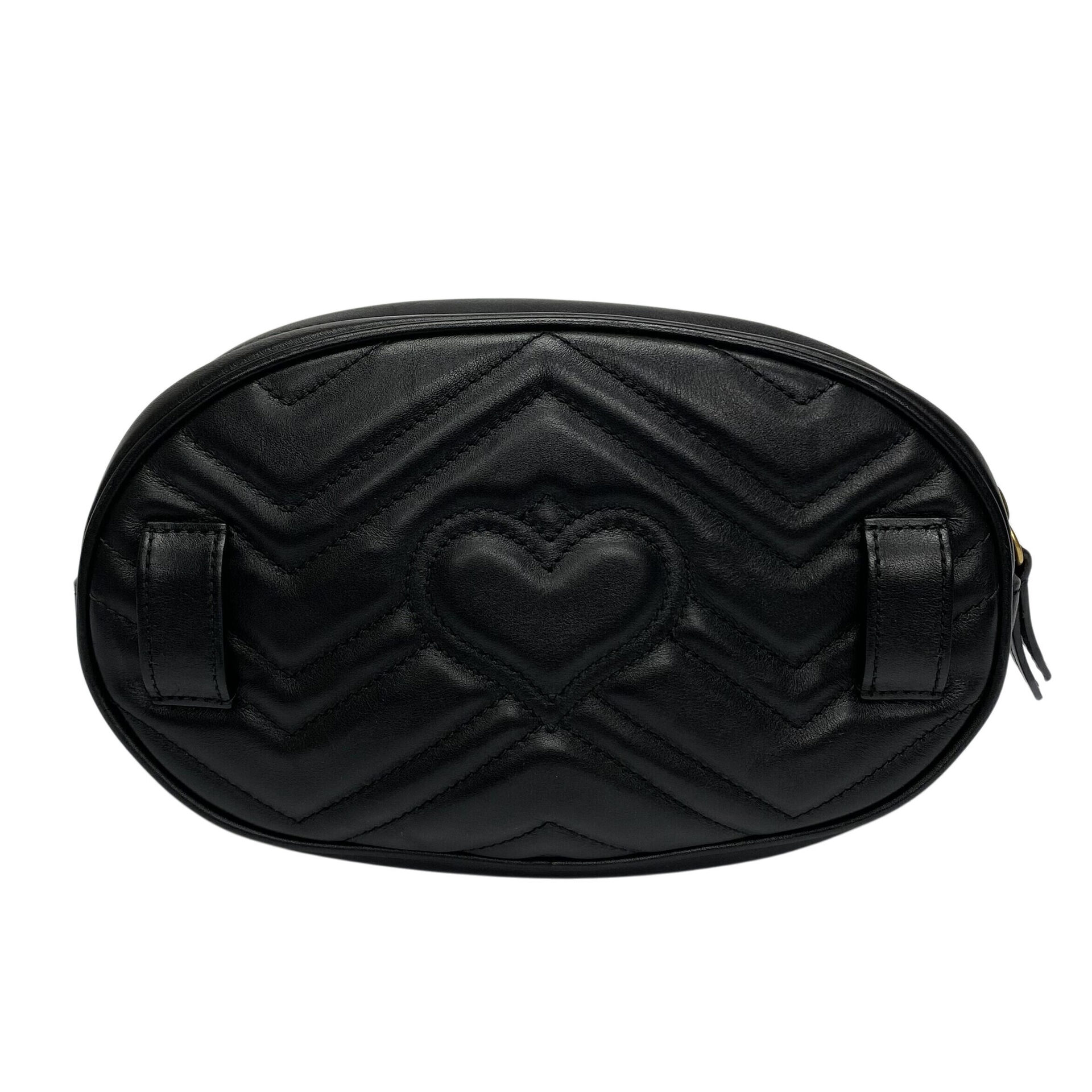 Pochete Gucci GG Marmont Preta