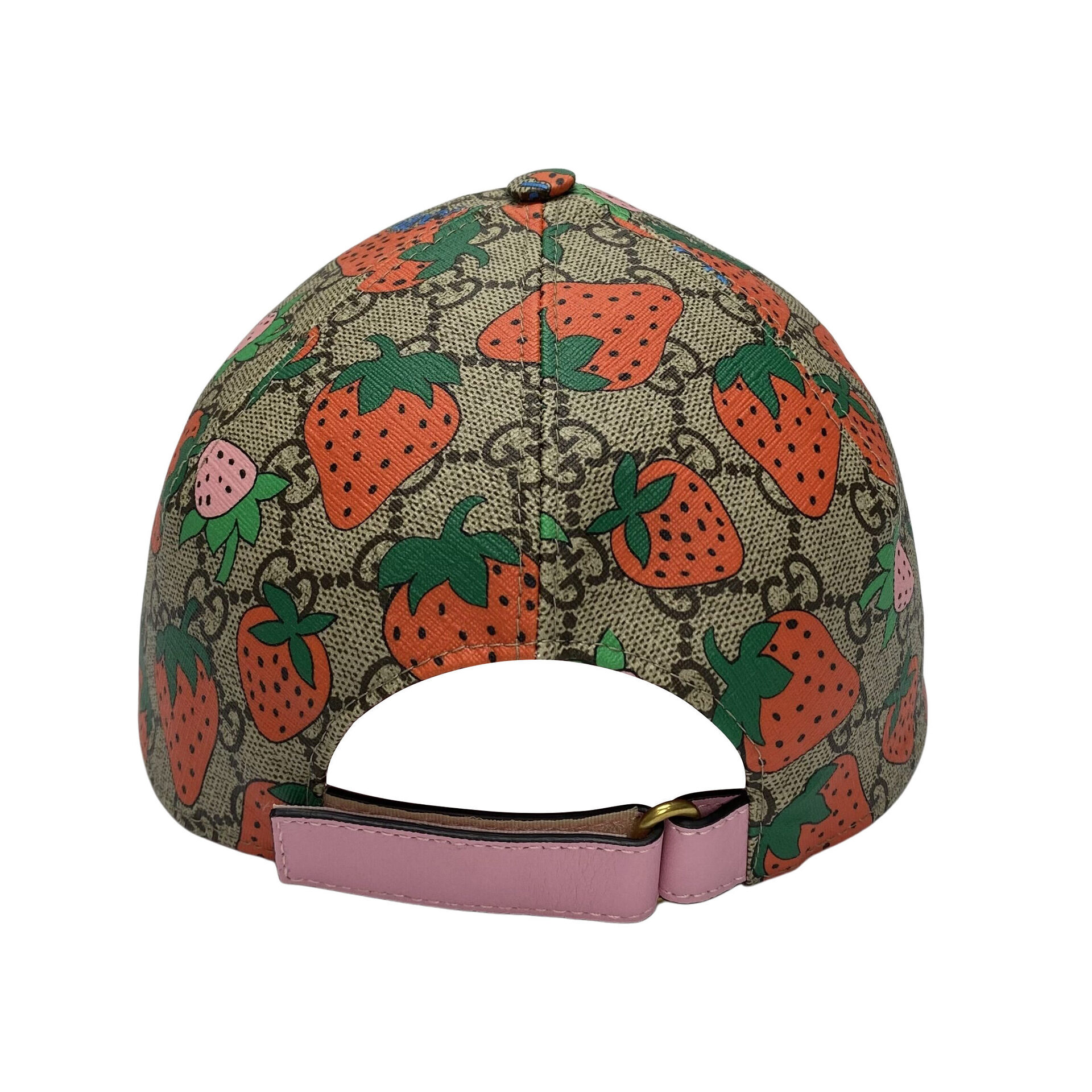 Boné Gucci Morangos e Monograma GG