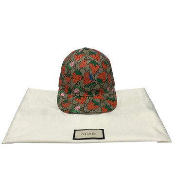 Boné Gucci Morangos e Monograma GG