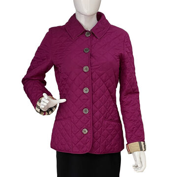 Casaco Burberry Matelassê Roxo