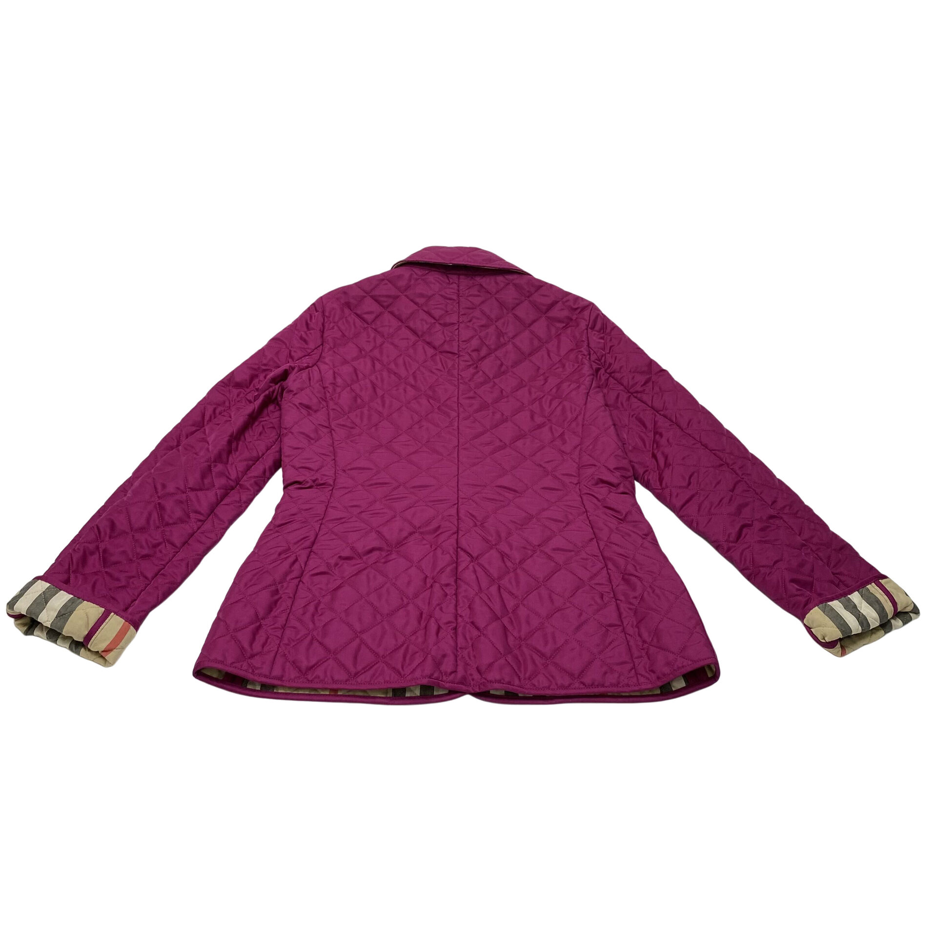 Casaco Burberry Matelassê Roxo