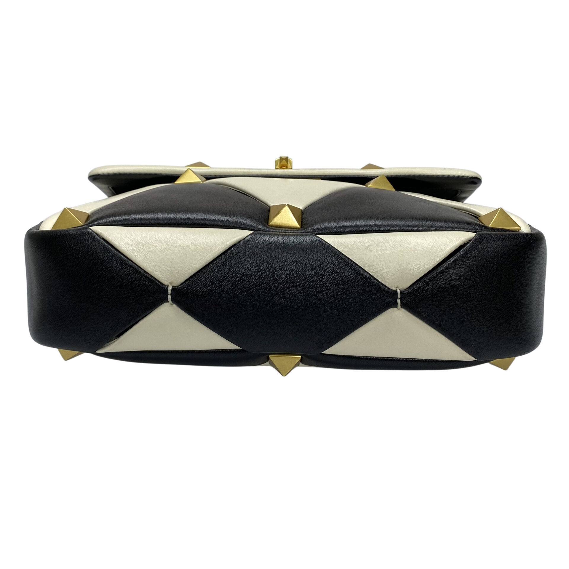 Bolsa Valentino Garavani Roman Stud Bicolor