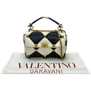 Bolsa Valentino Garavani Roman Stud Bicolor