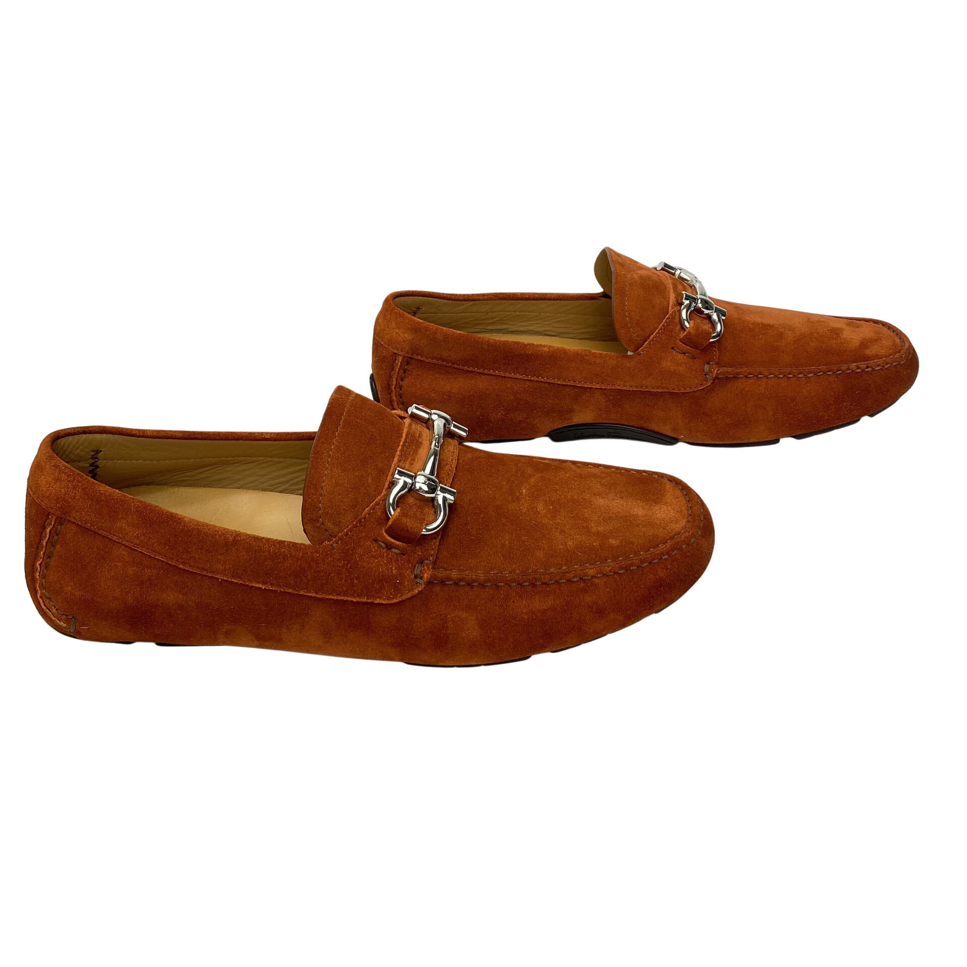 Mocassim Salvatore Ferragamo Camurça