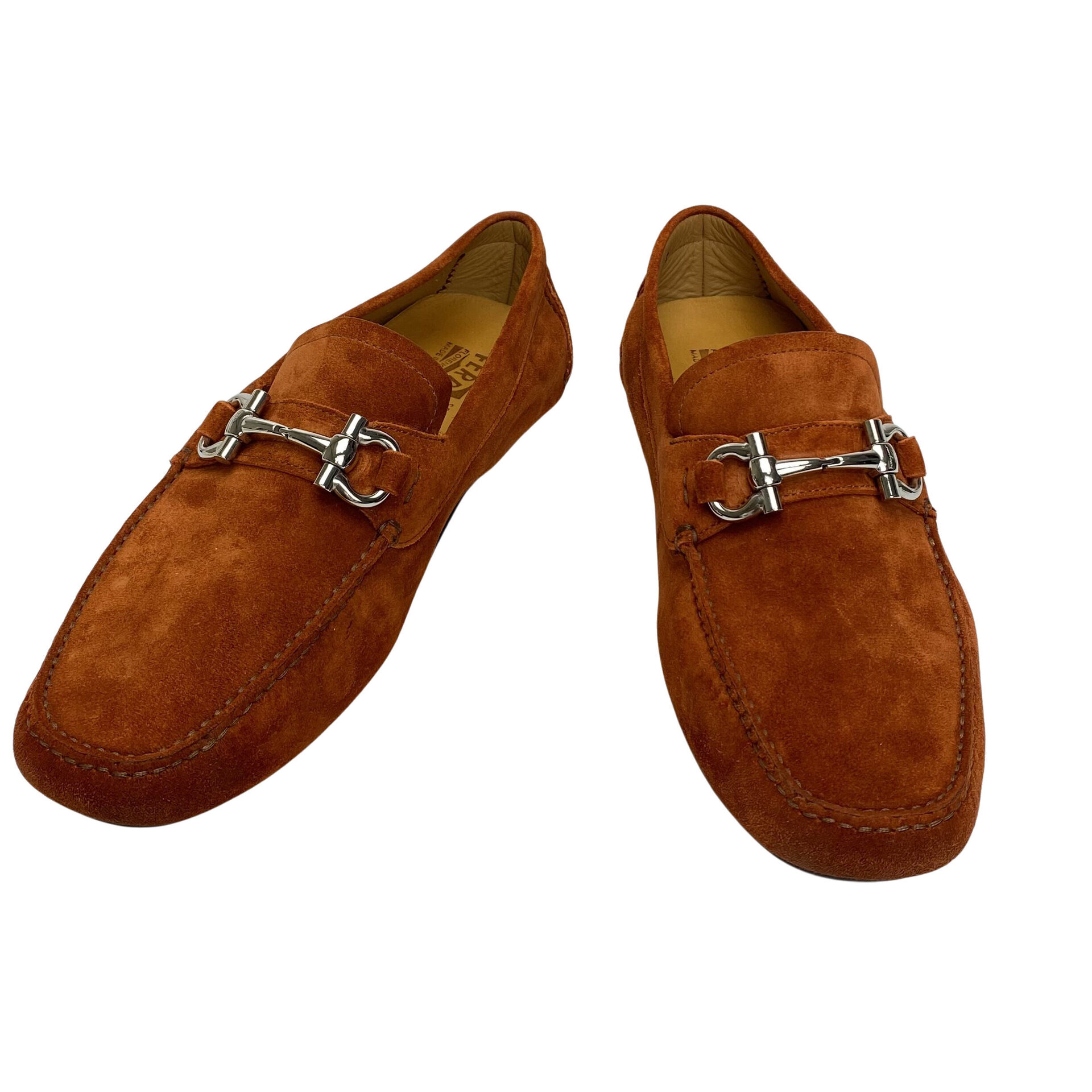 Mocassim Salvatore Ferragamo Camurça