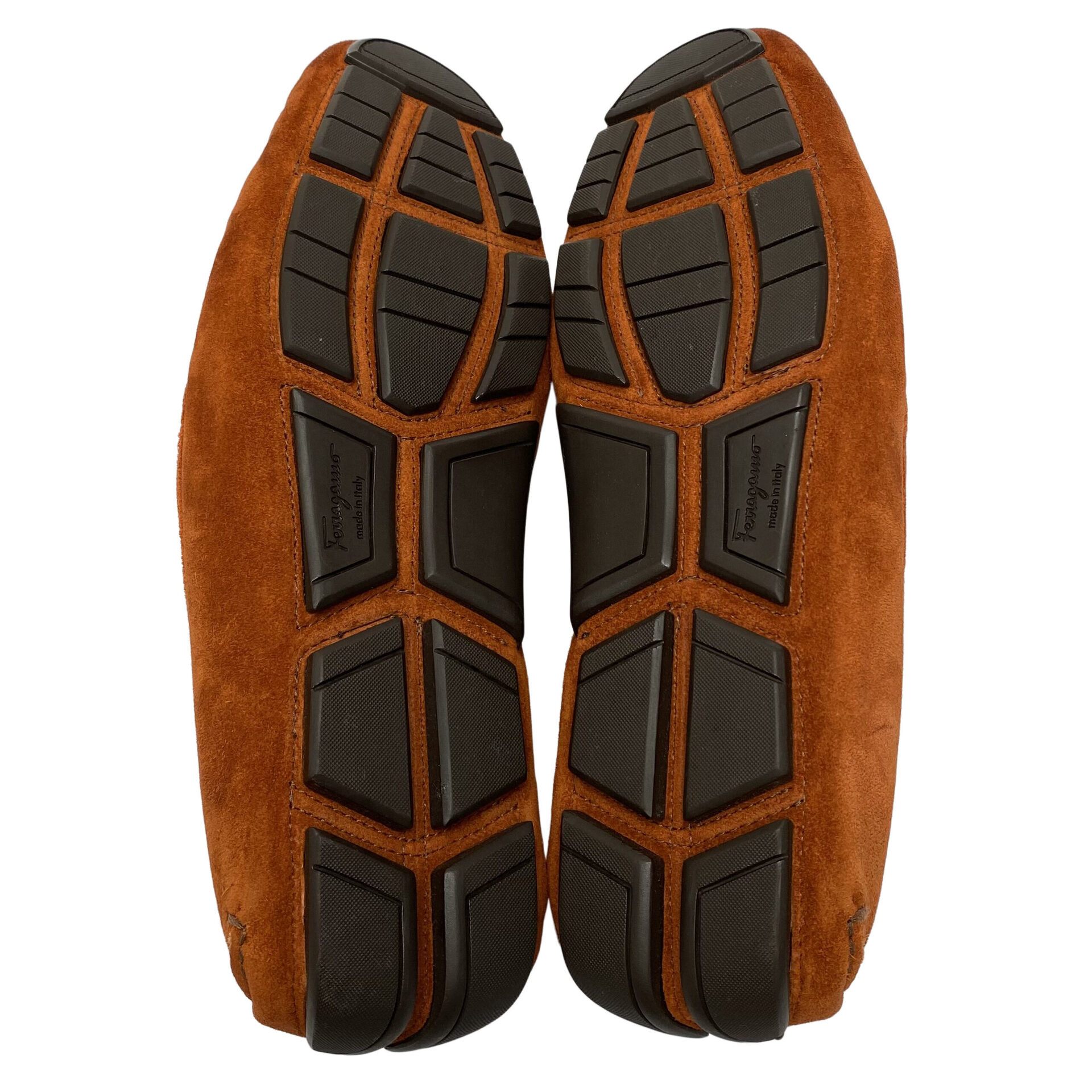 Mocassim Salvatore Ferragamo Camurça