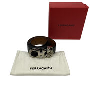 Cinto Salvatore Ferragamo Gancini Reversível