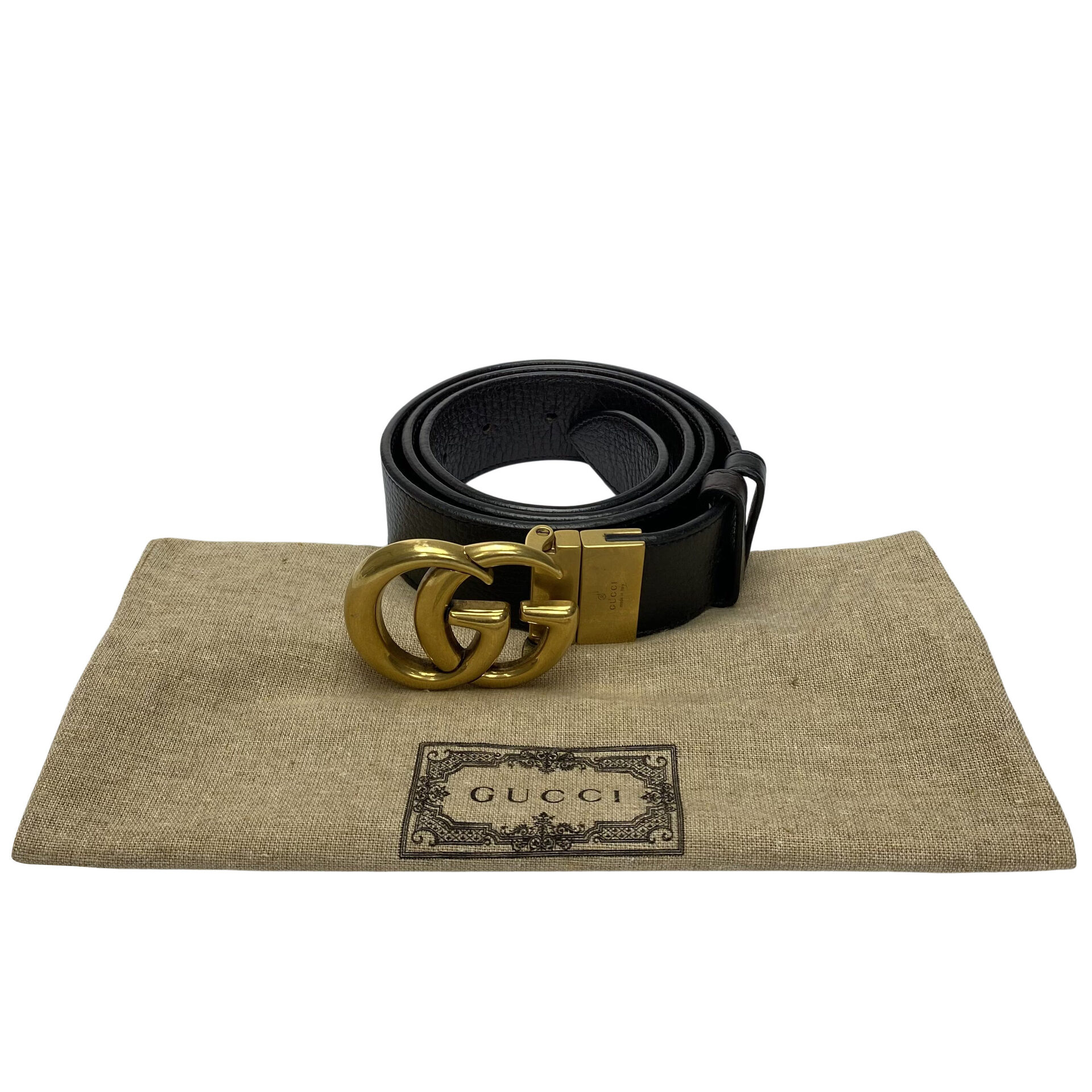 Cinto Gucci GG Reversível