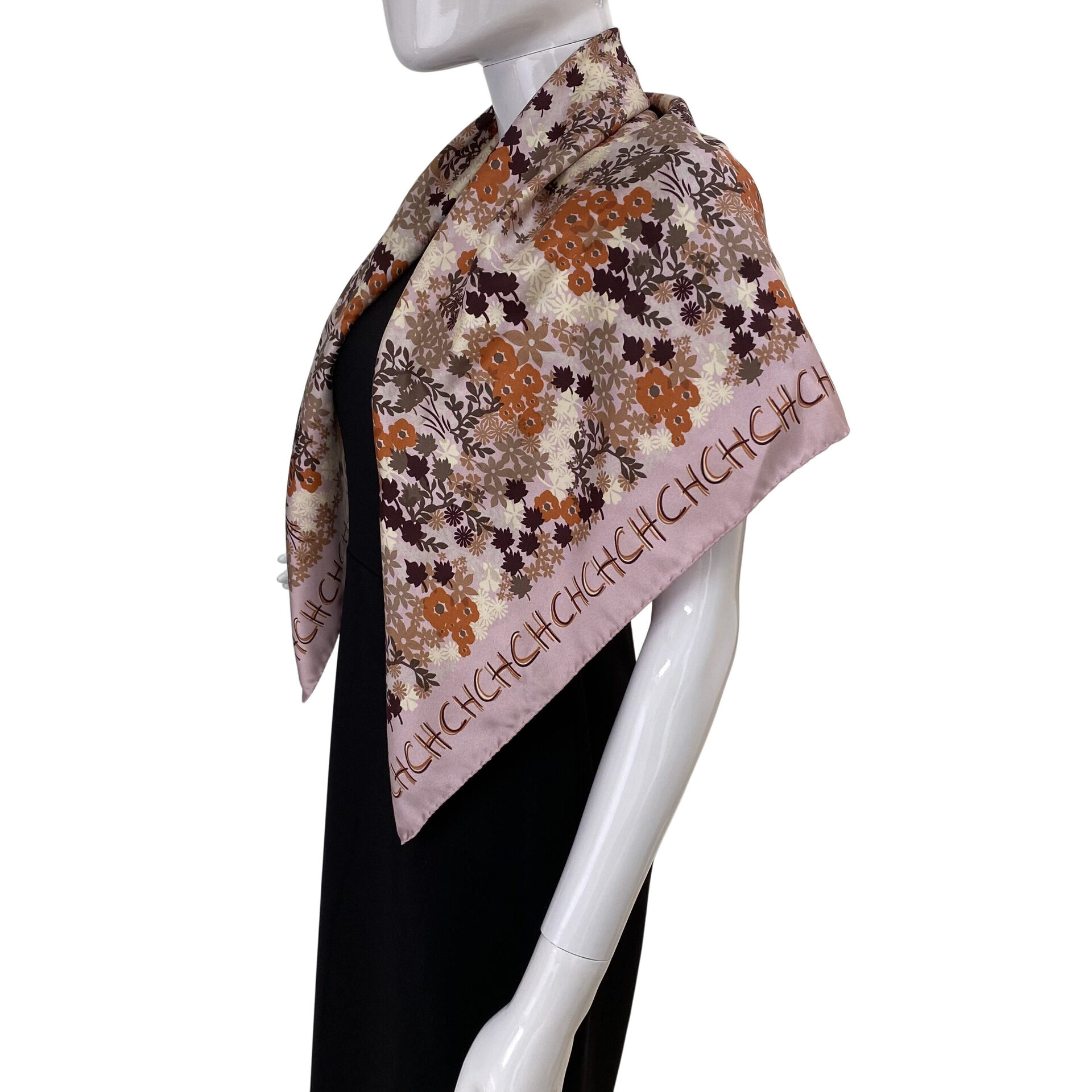 Lenço Carolina Herrera Rosa