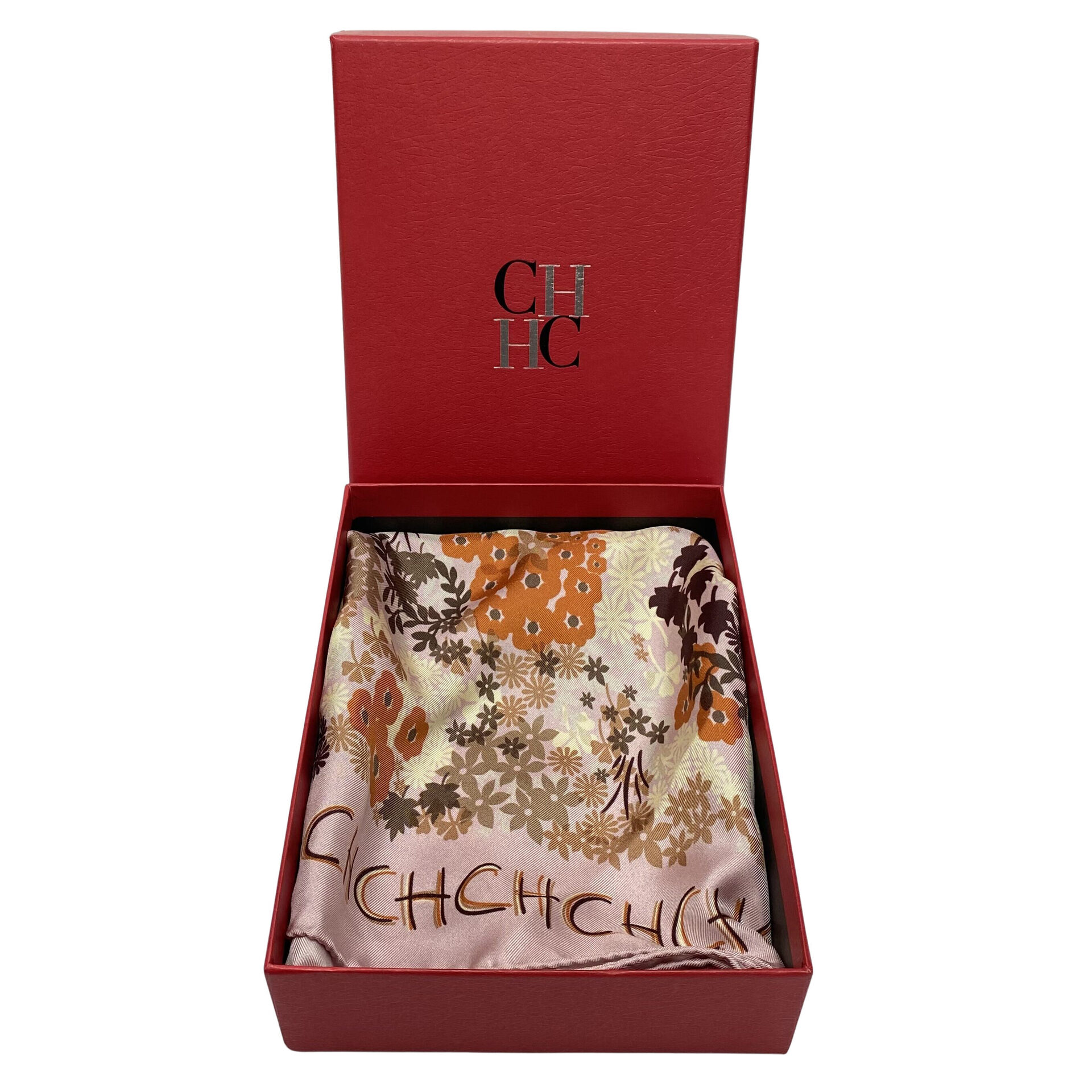 Lenço Carolina Herrera Rosa