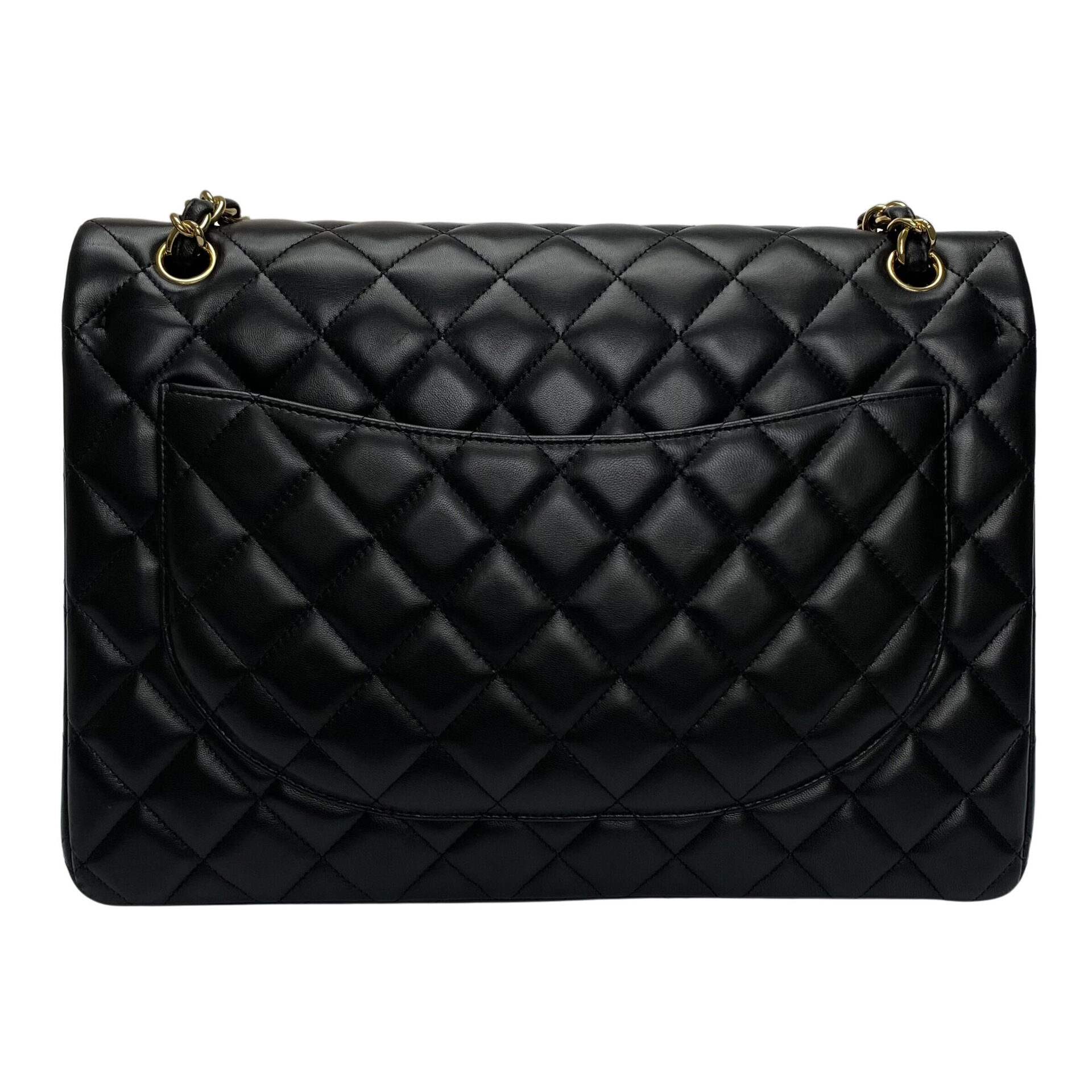 Bolsa Chanel Clássica Single Flap Maxi Lambskin