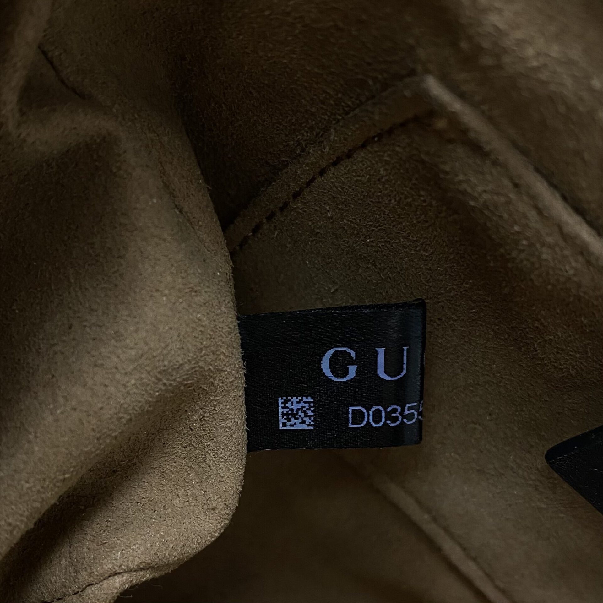 Bolsa Gucci Padlock Mini Canvas GG Couro Preto