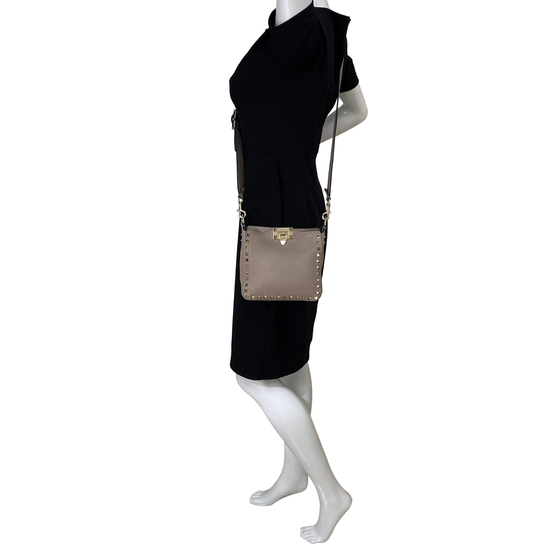 Bolsa Valentino Garavani Rockstud Nude