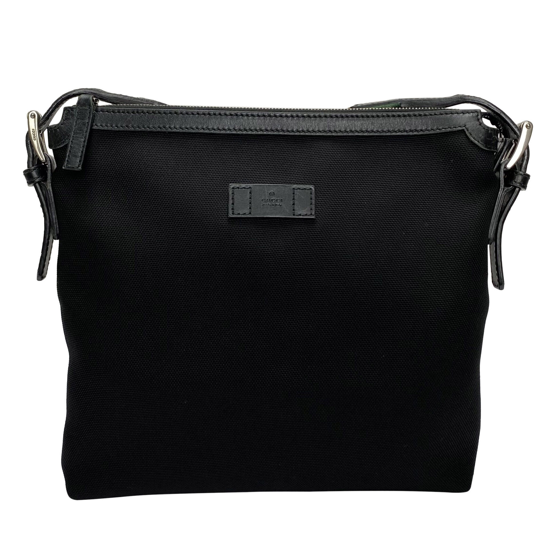 Bolsa Gucci Crossbody Faixa Web Preta