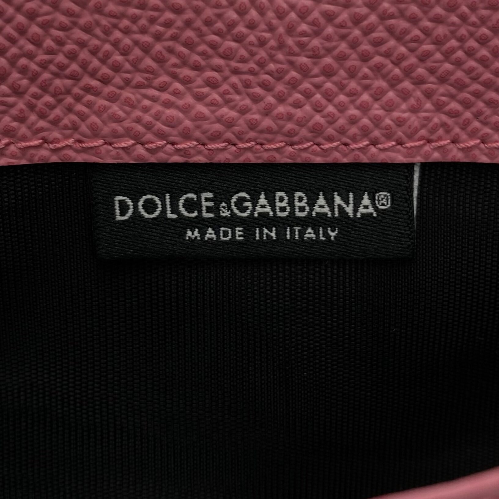Carteira Dolce & Gabbana Couro Rosa