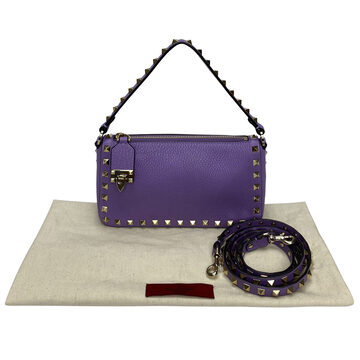 Bolsa Valentino Garavani Rockstud Lilás
