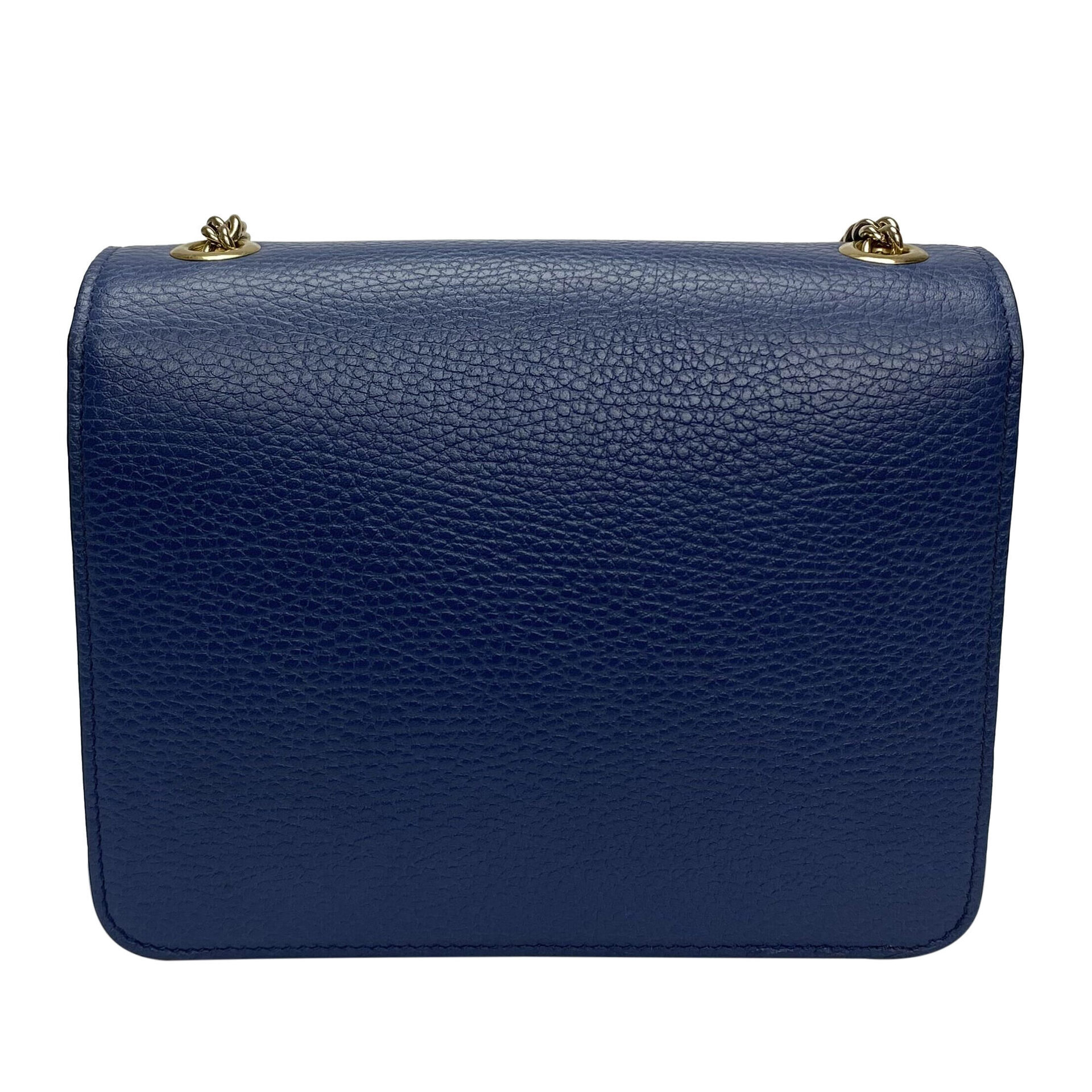 Bolsa Gucci Interlocking G Azul