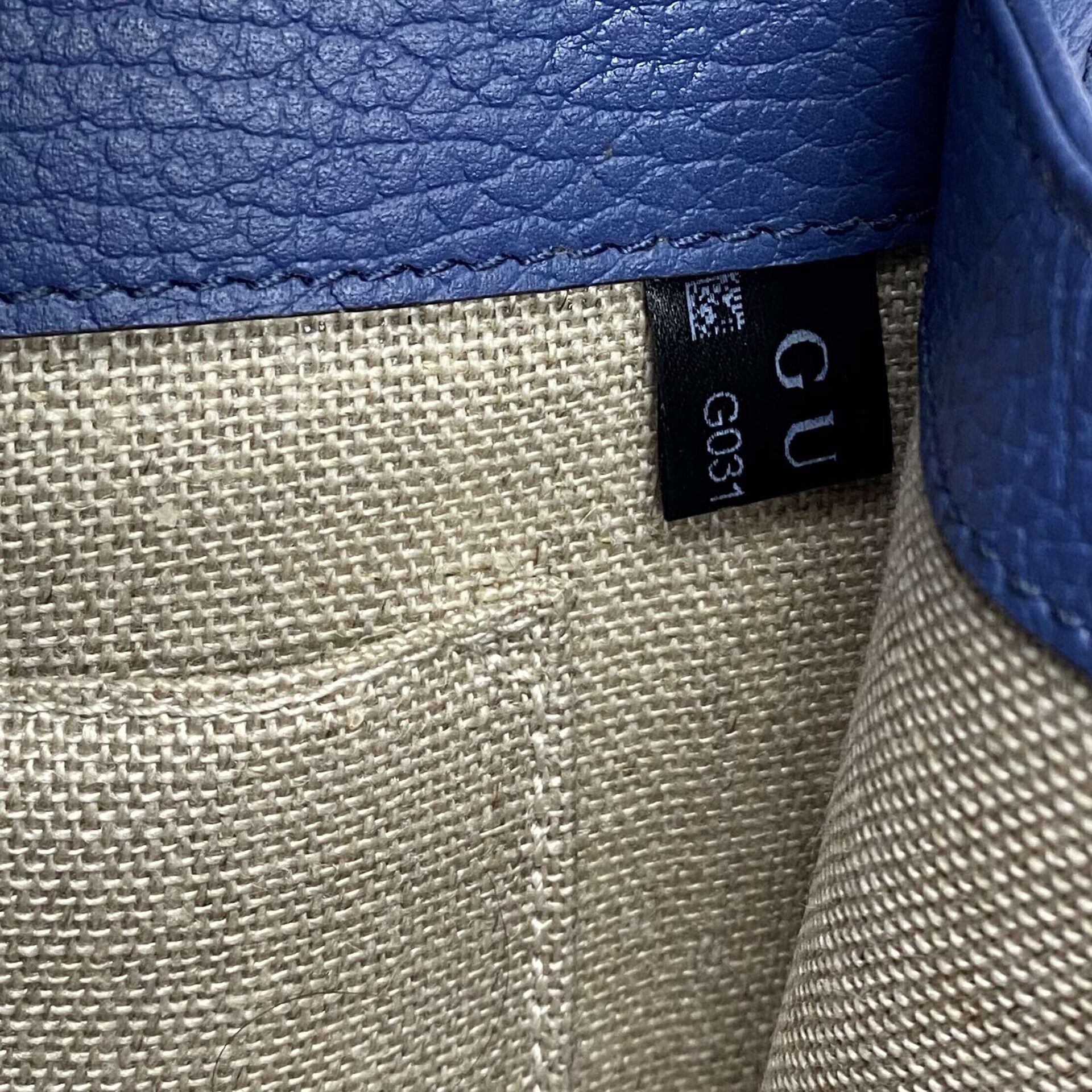 Bolsa Gucci Interlocking G Azul