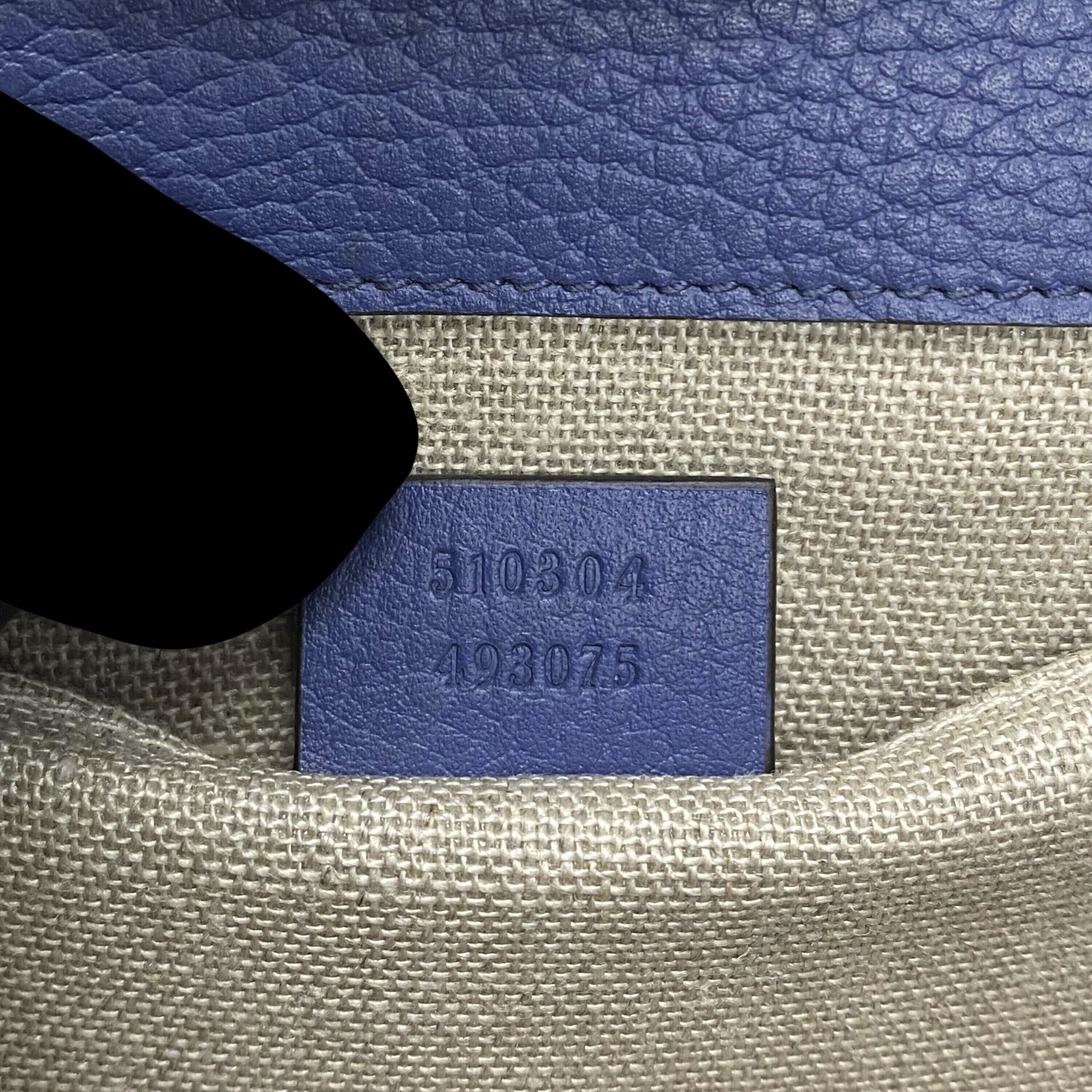 Bolsa Gucci Interlocking G Azul