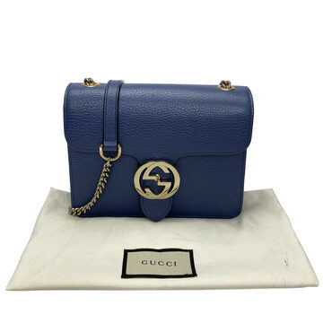 Bolsa Gucci Interlocking G Azul