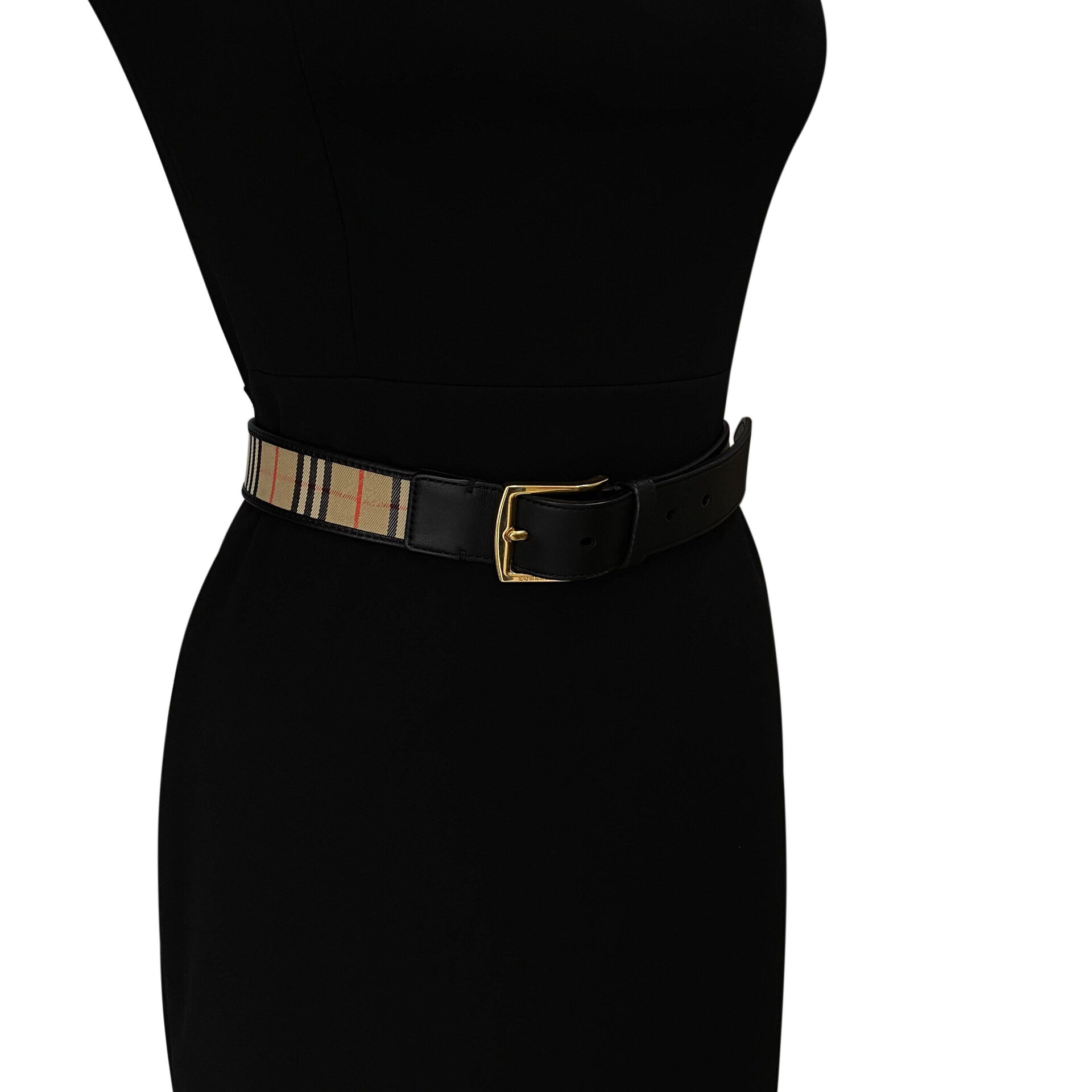 Cinto Burberry Xadrez Tradicional