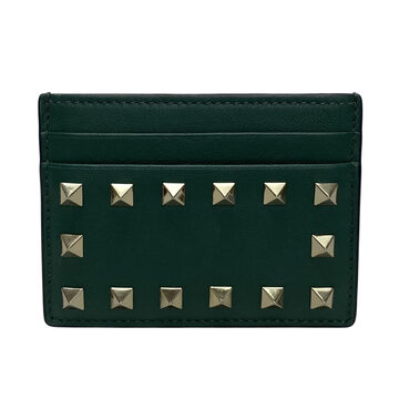 Porta-Cartões Valentino Garavani Rockstud Verde