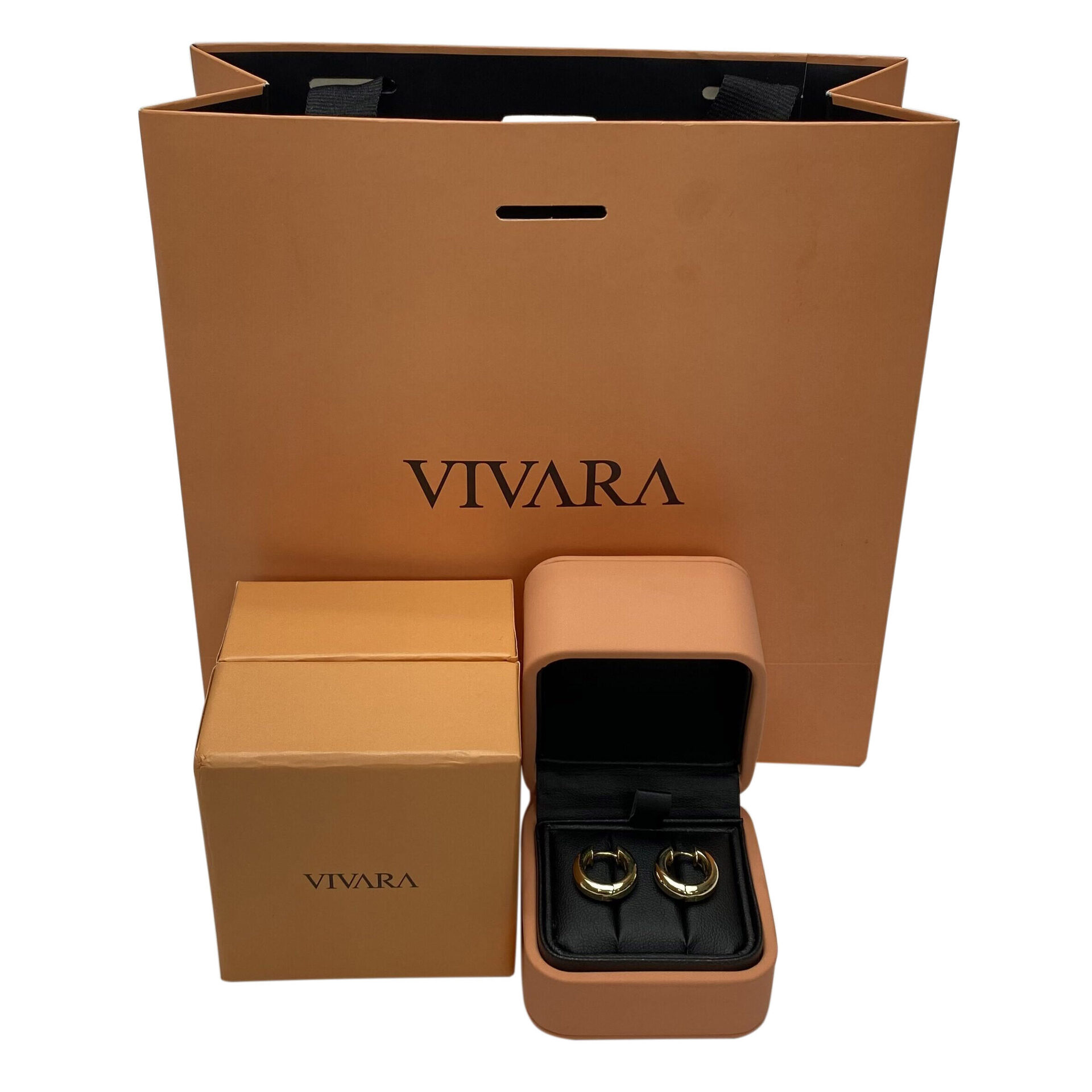 Par de Brincos Vivara Argola Allure