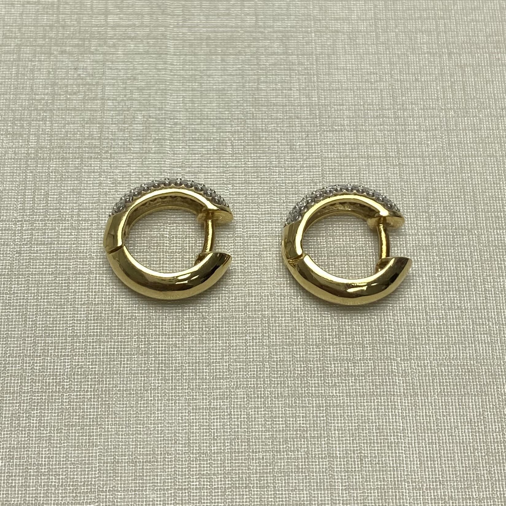 Par de Brincos Argola Lumiere