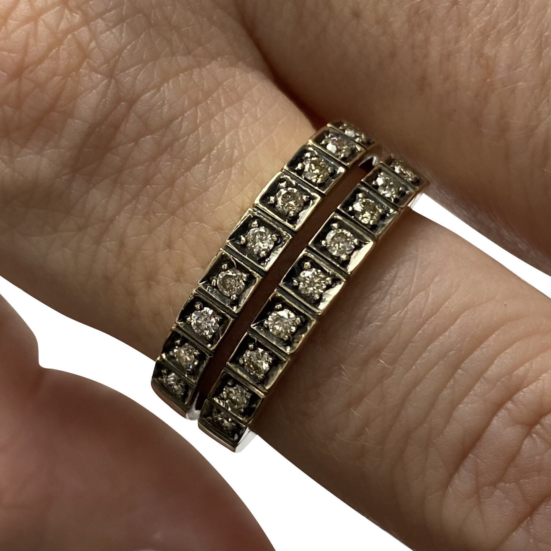 Anel HStern 2 Aros - Coleção Stars